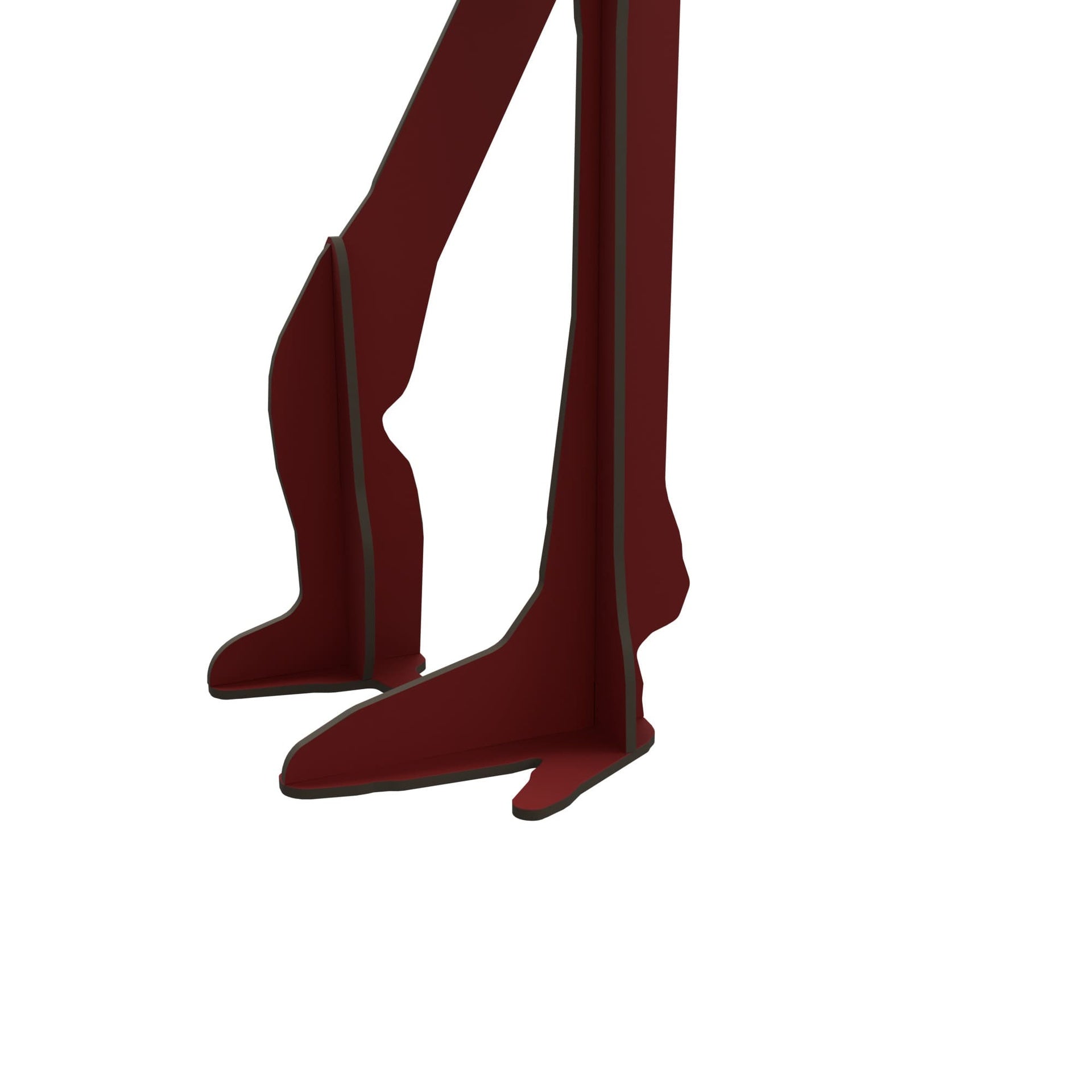 Console with lamp DIVA LUCIA burgundy