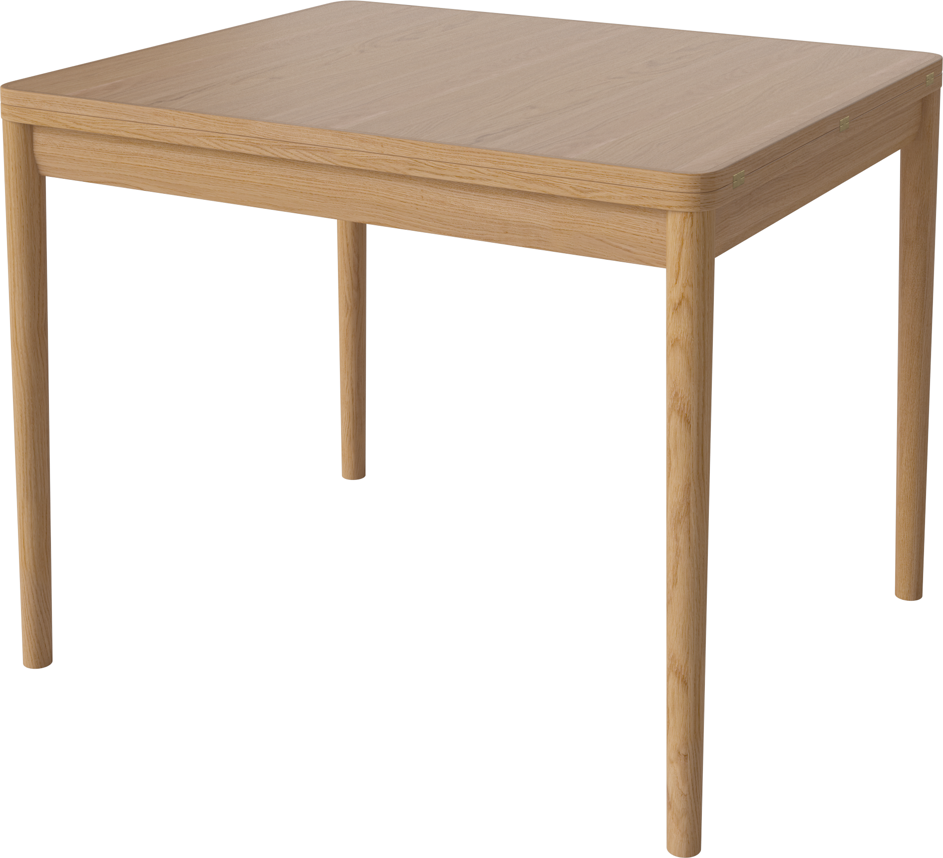 Double -Tisch -Eichenholz