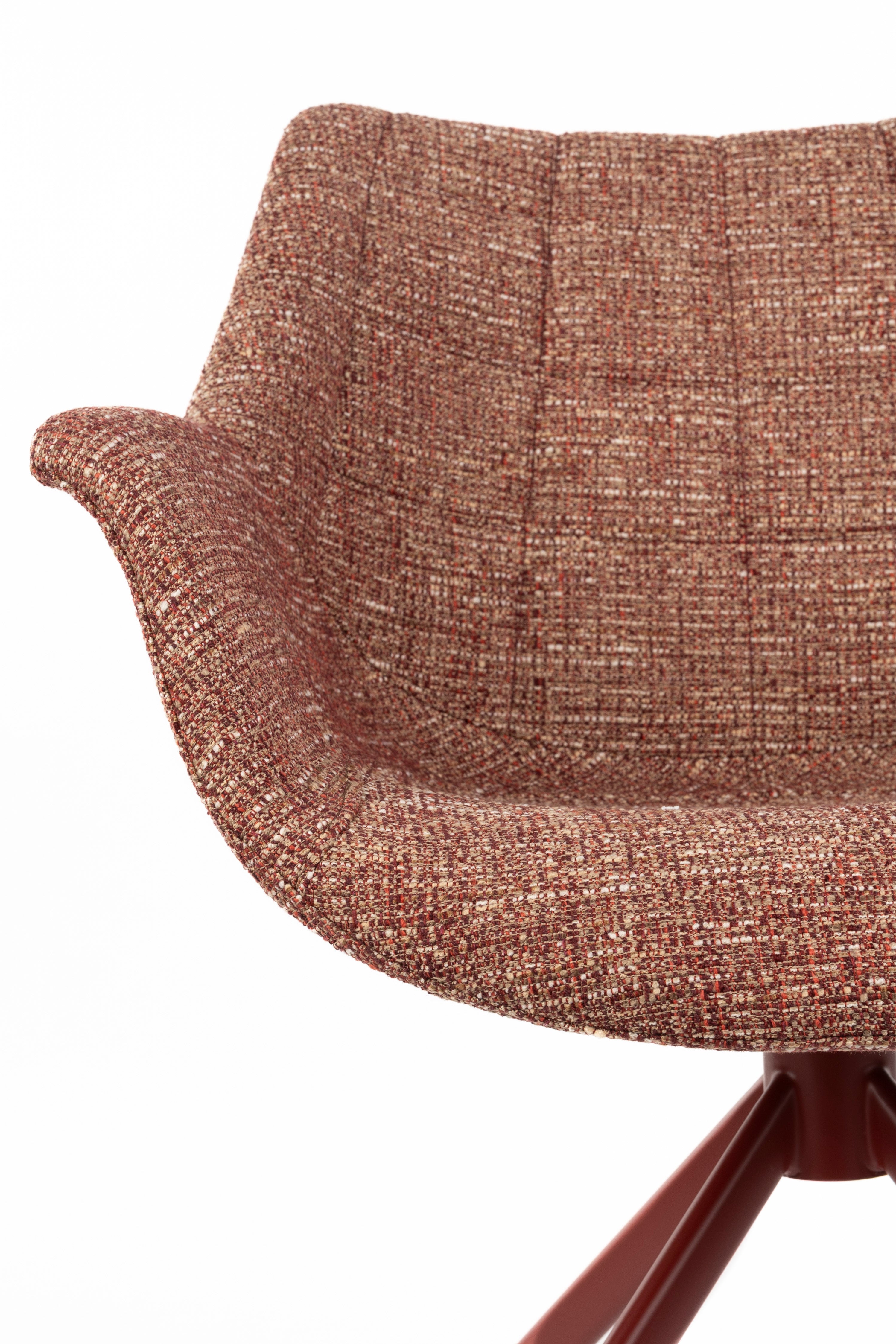 Doulton Burgundy Swivel Chair