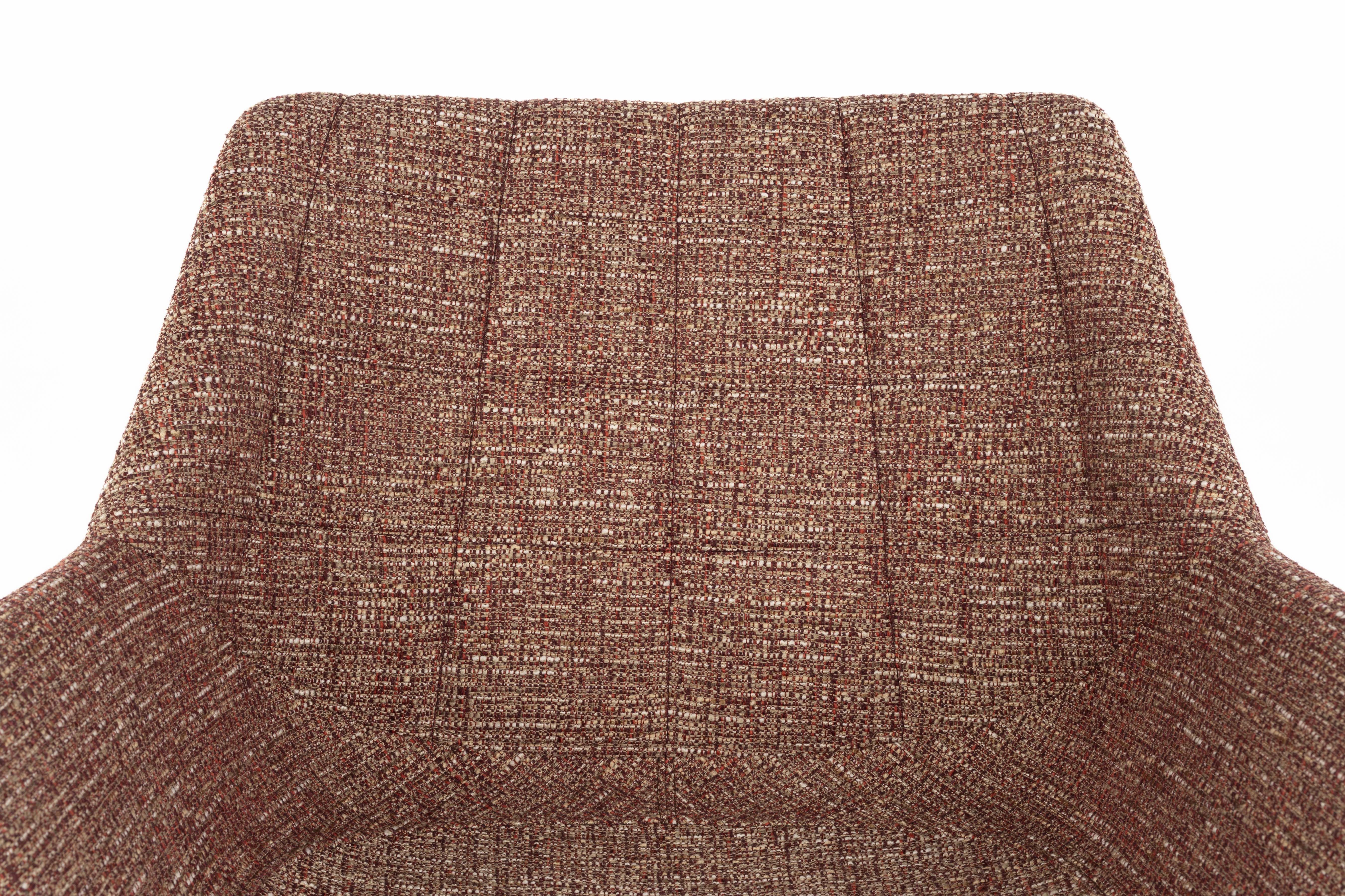 Doulton Burgundy Swivel Chair