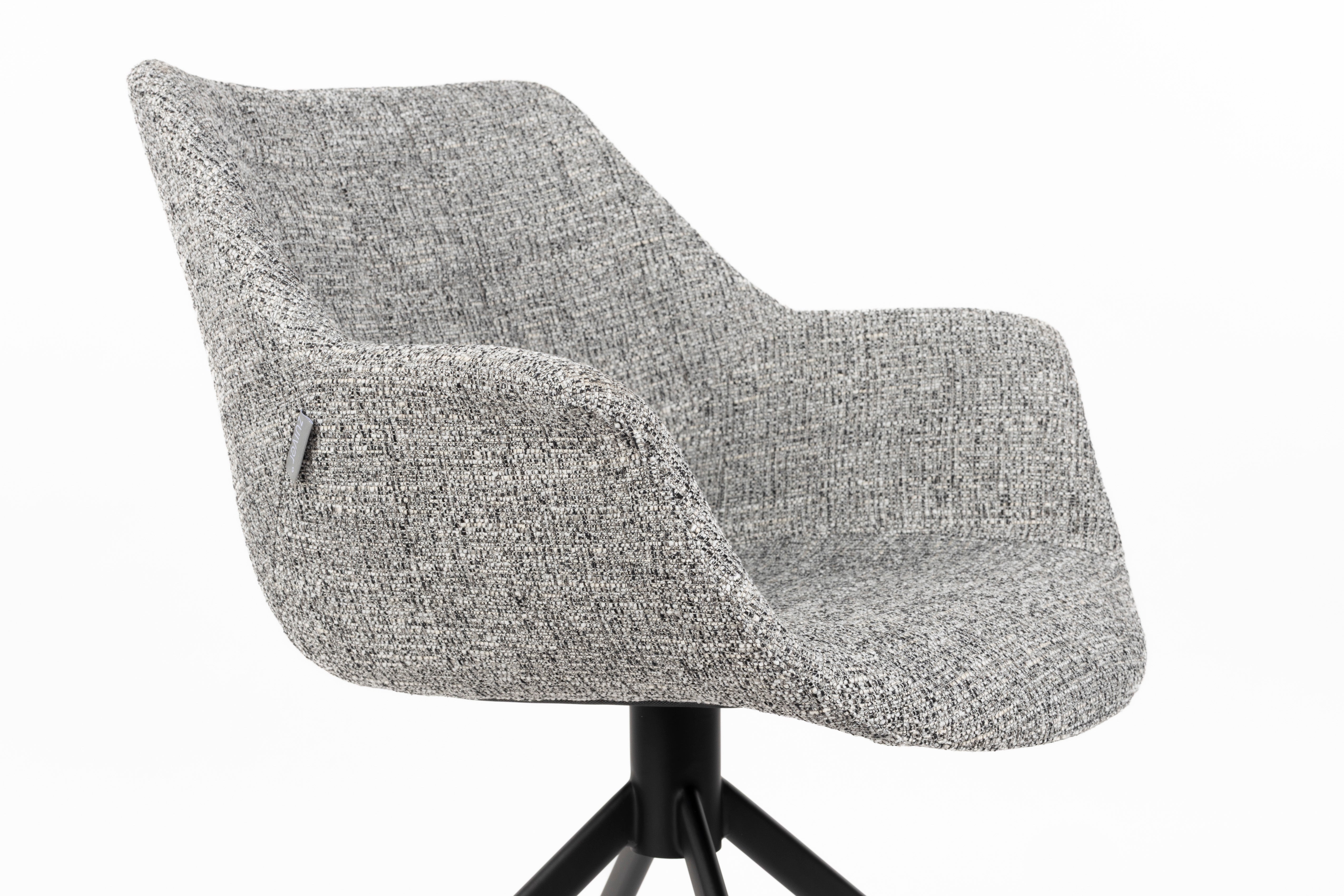 Doulton Gray Swivel Chair