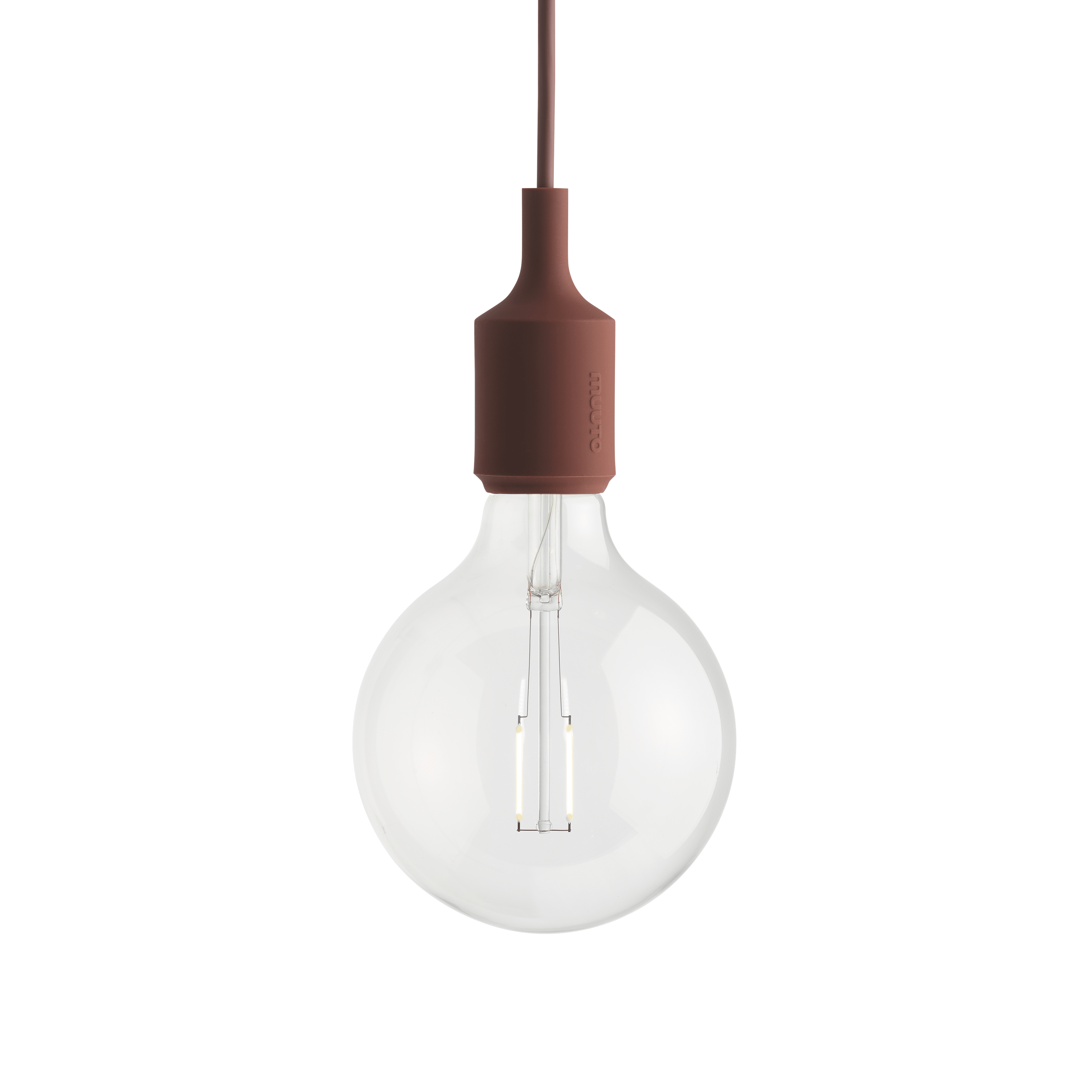 E27 burgundy pendant lamp