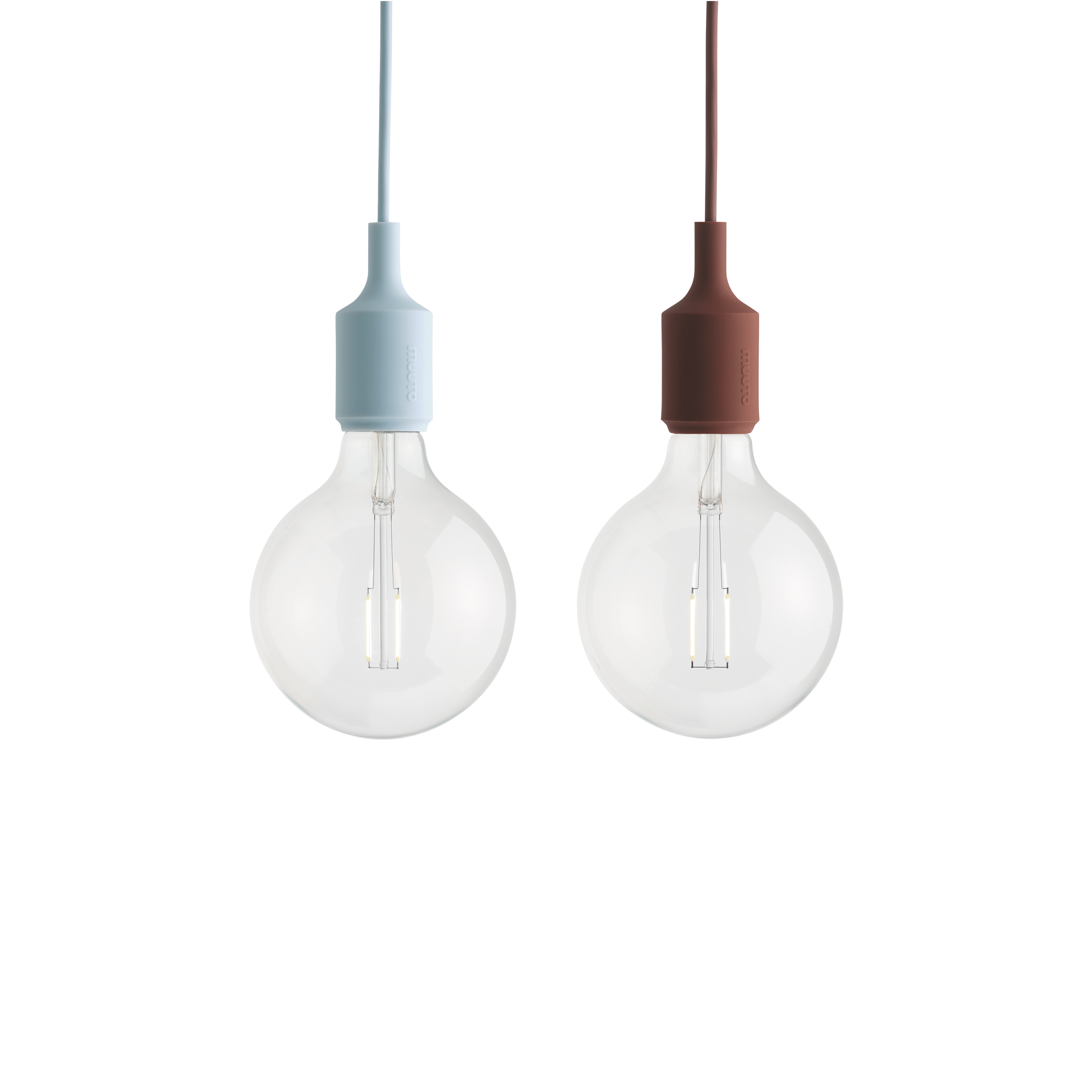 E27 light blue pendant lamp