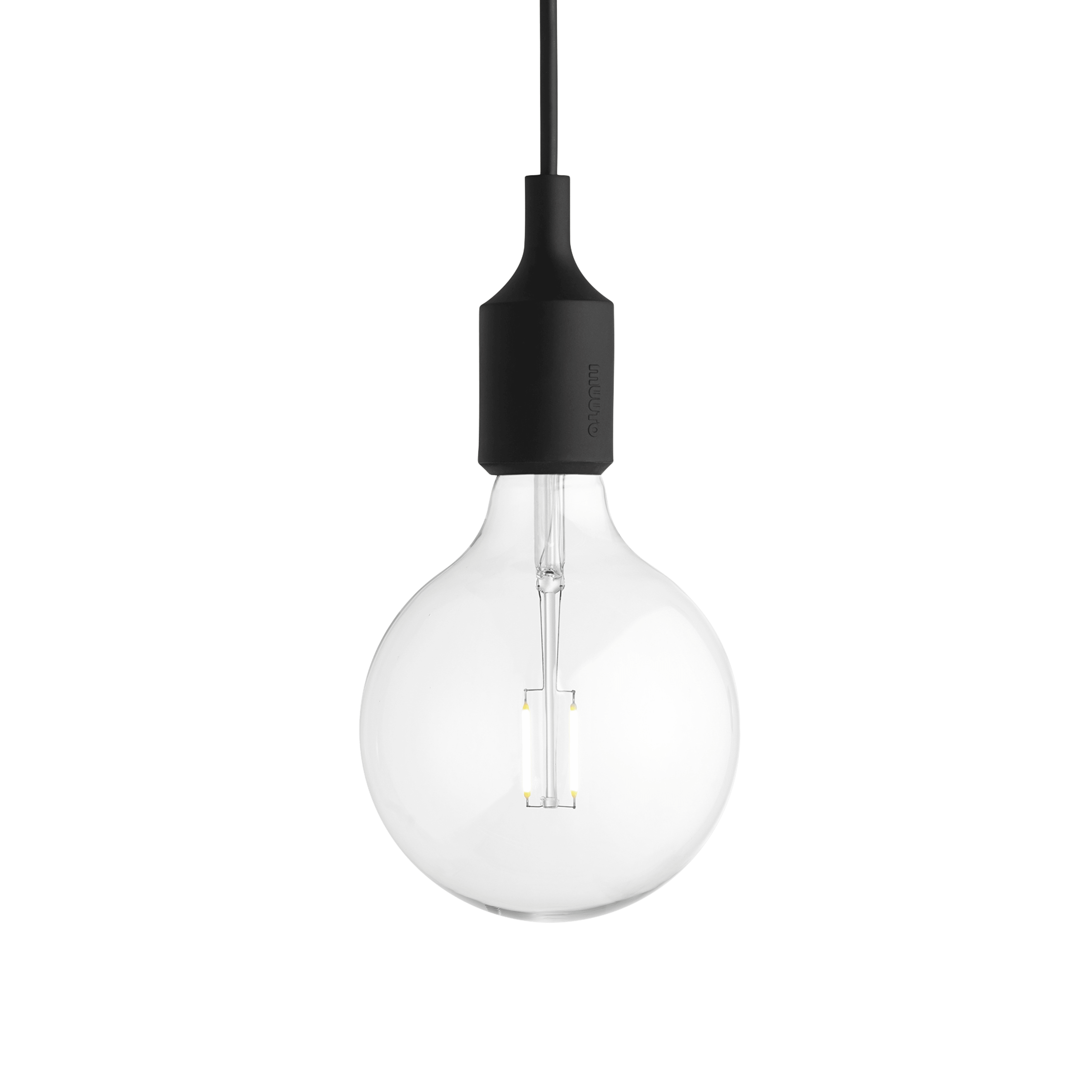 E27 black pendant lamp