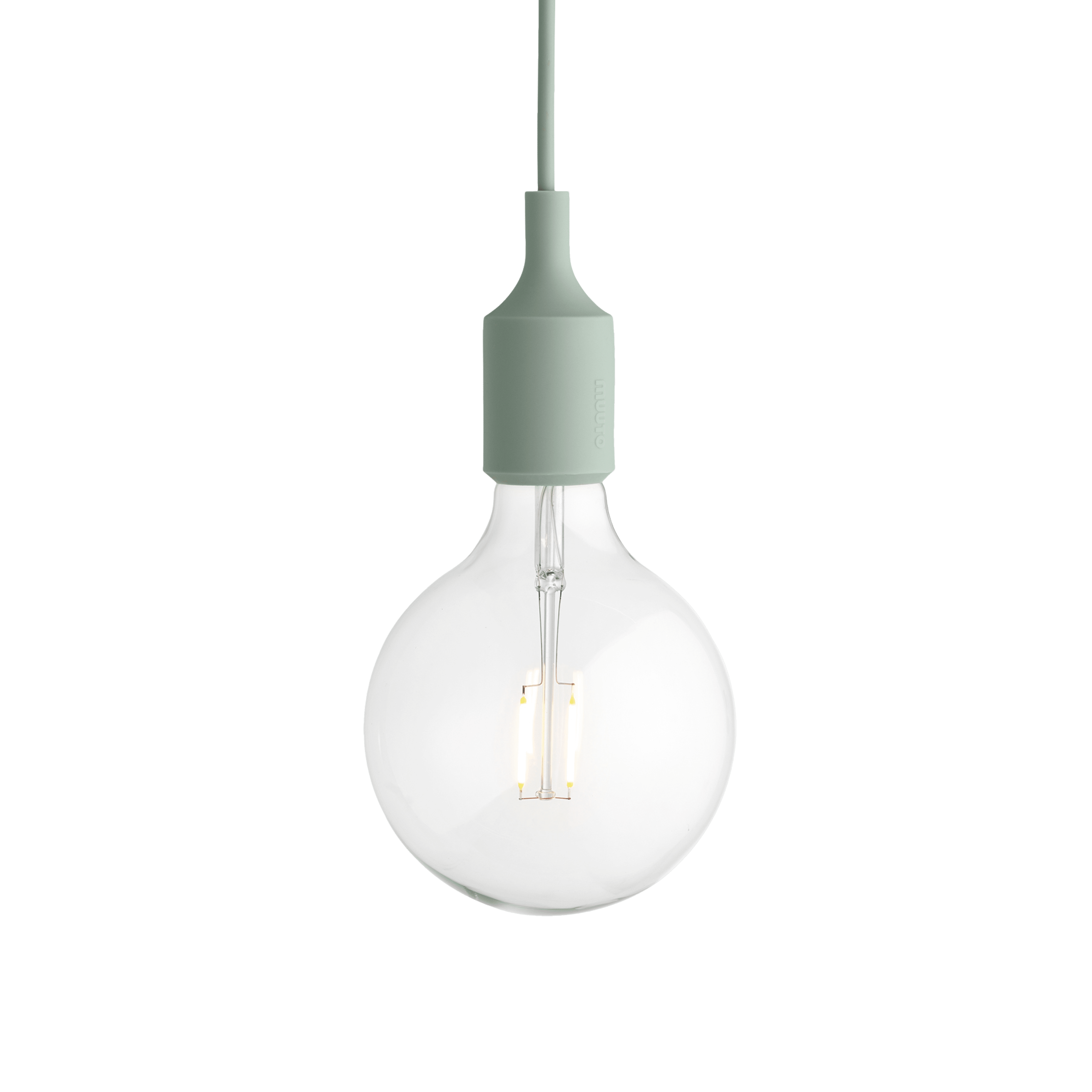 E27 light green pendant lamp
