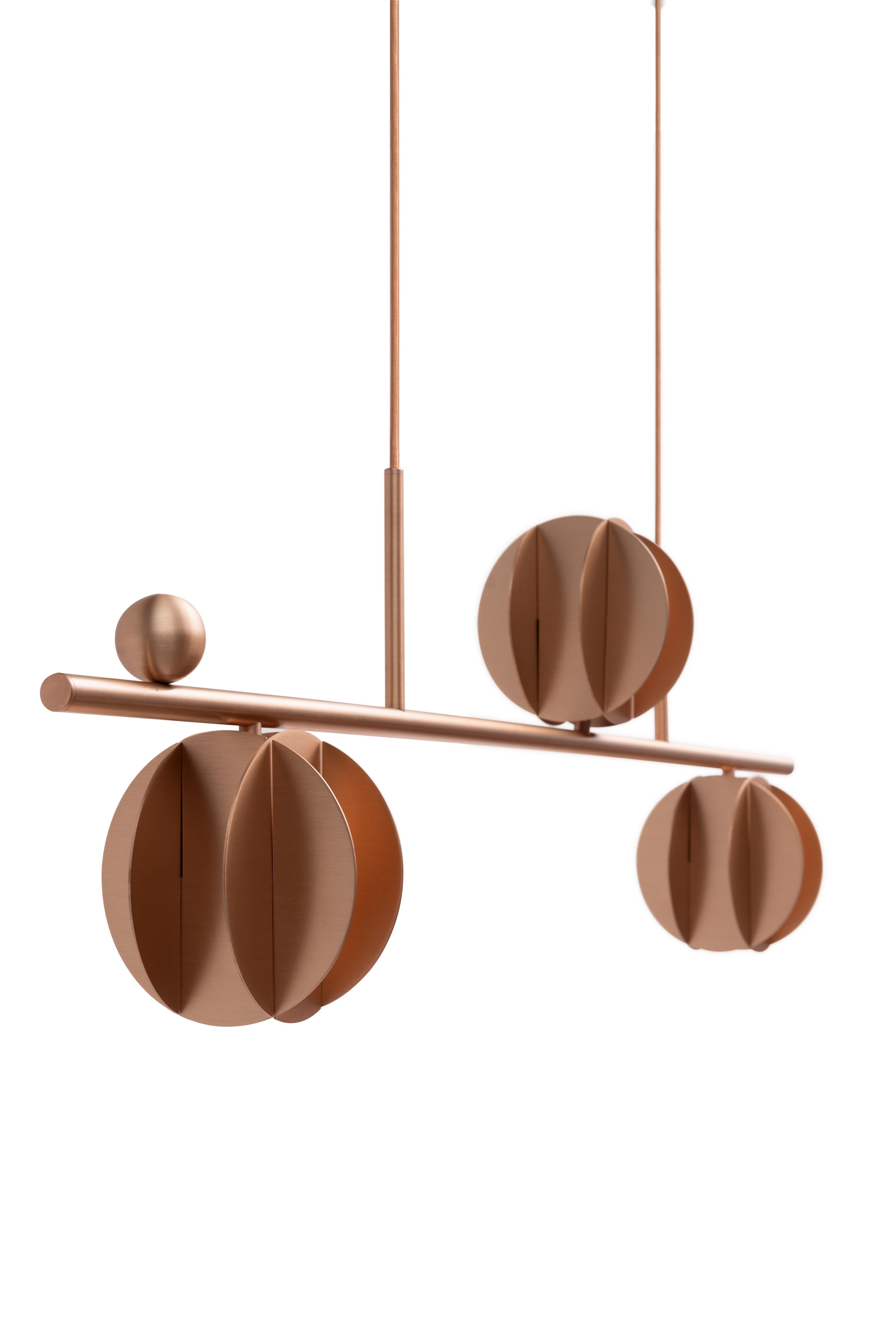 Hanging Lamp EL HORIZONTAL Copper