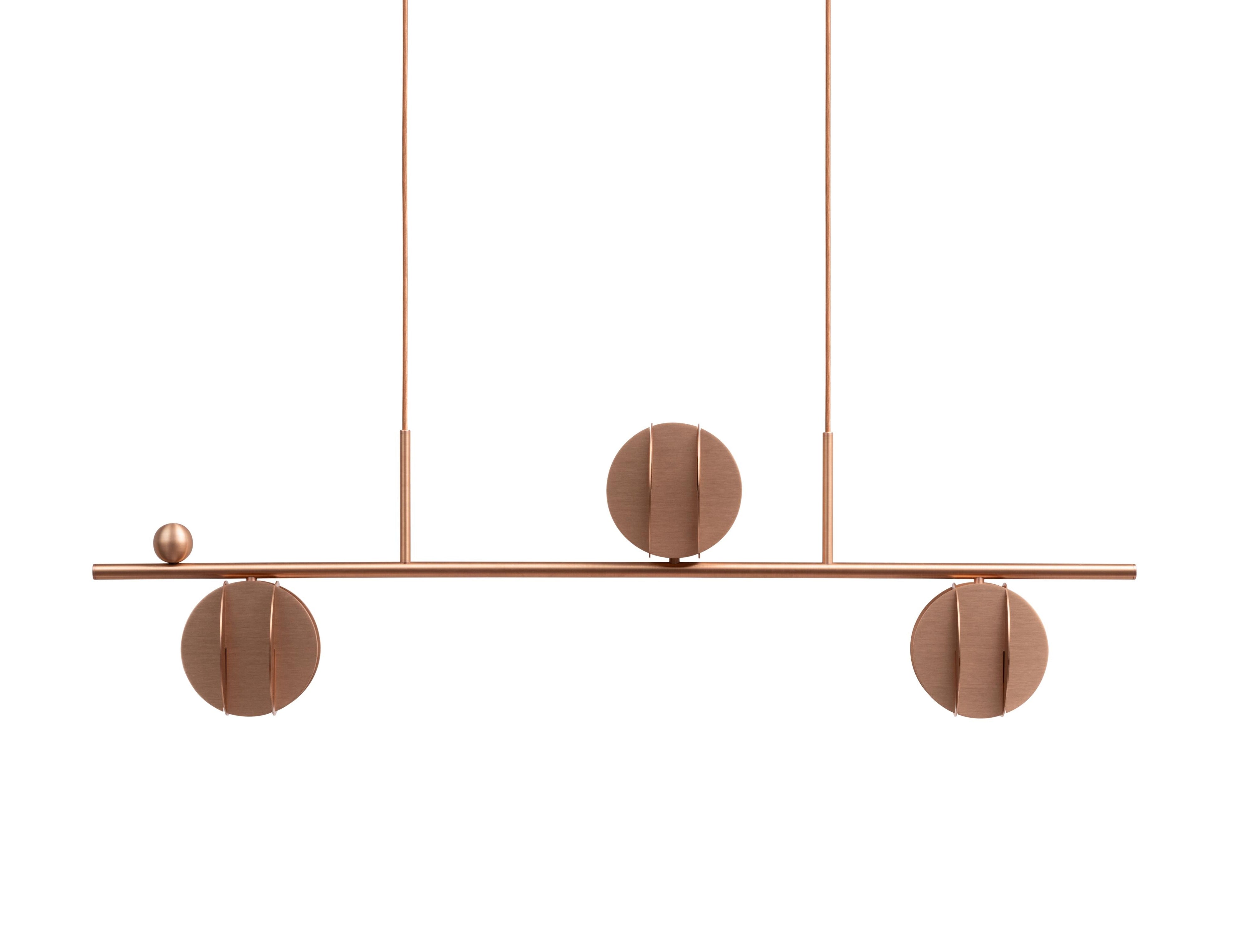 Hanging Lamp EL HORIZONTAL Copper