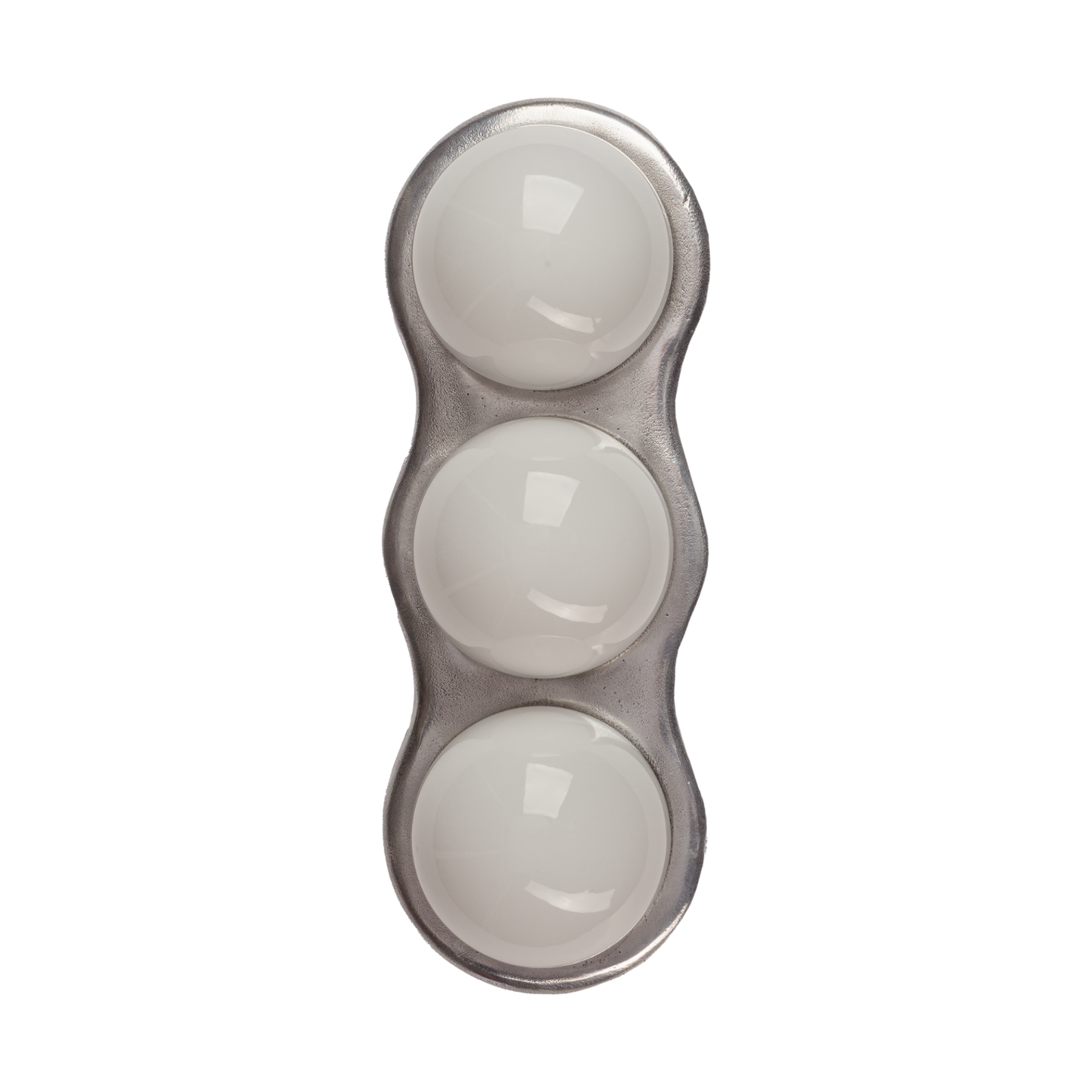 GROOVE Wall Sconce with Opal Glass and Aluminum Base