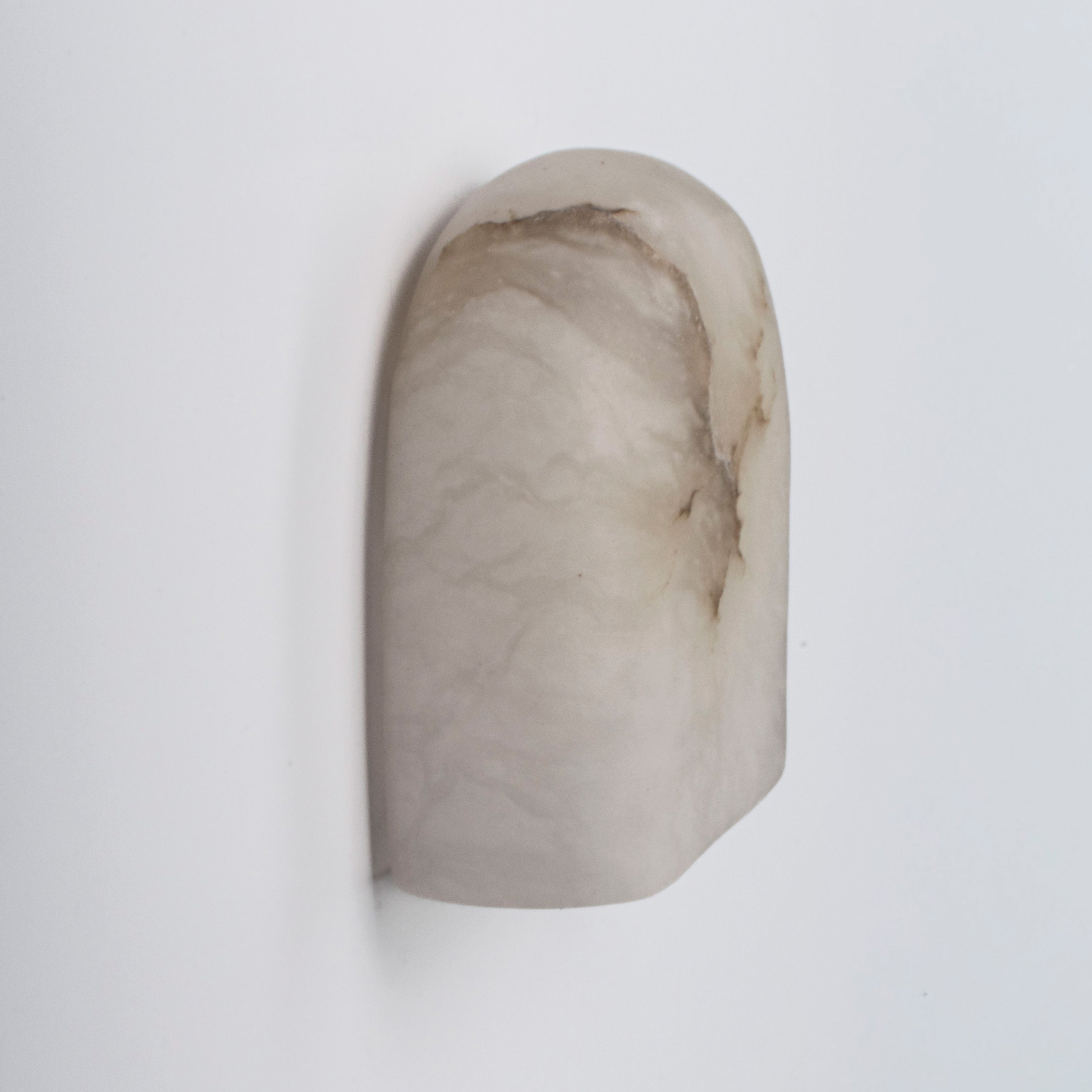 TAYGETA Alabaster Wall Sconce with Patterned Finish