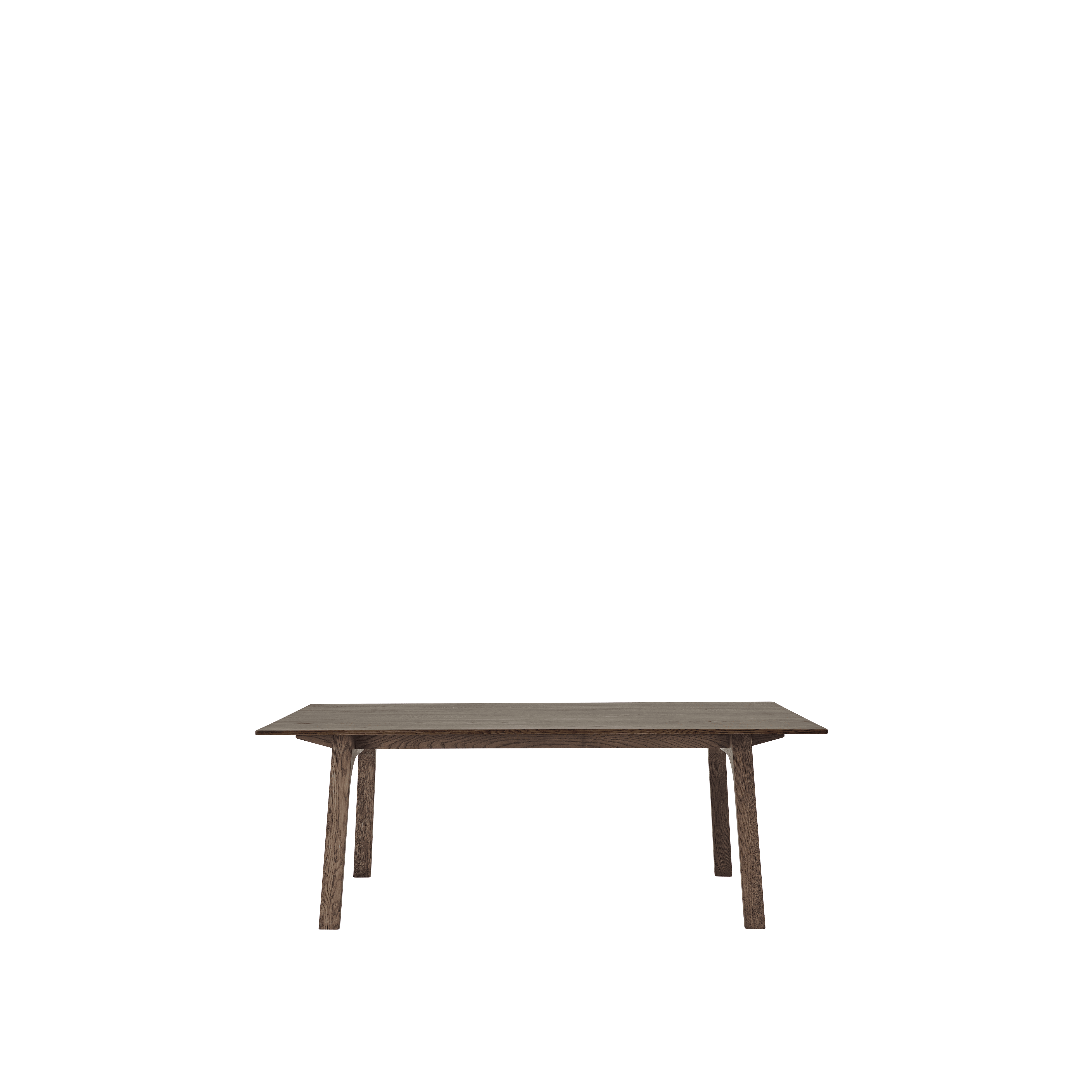 Extendable table EARNEST dark oiled oak