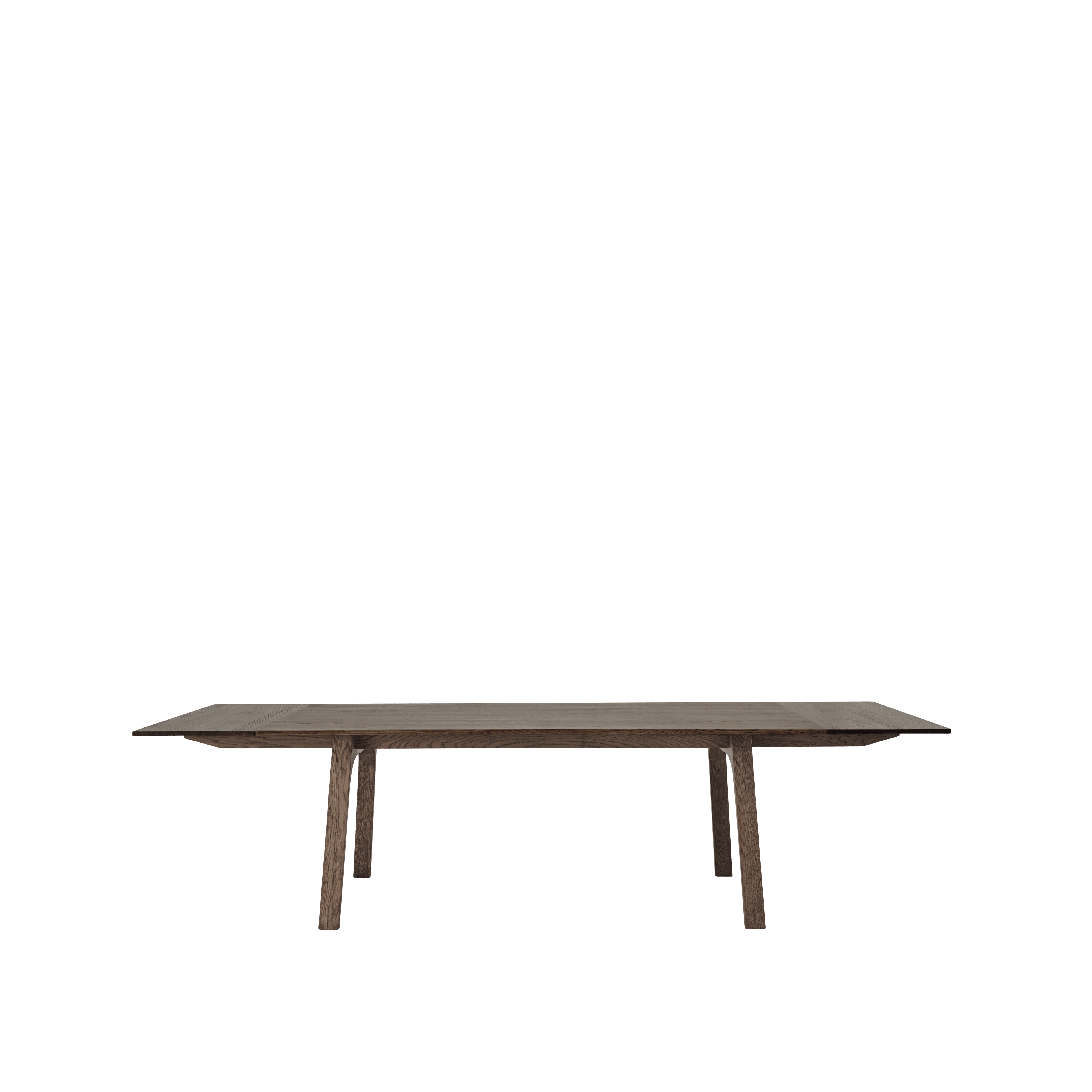 Extendable table EARNEST dark oiled oak