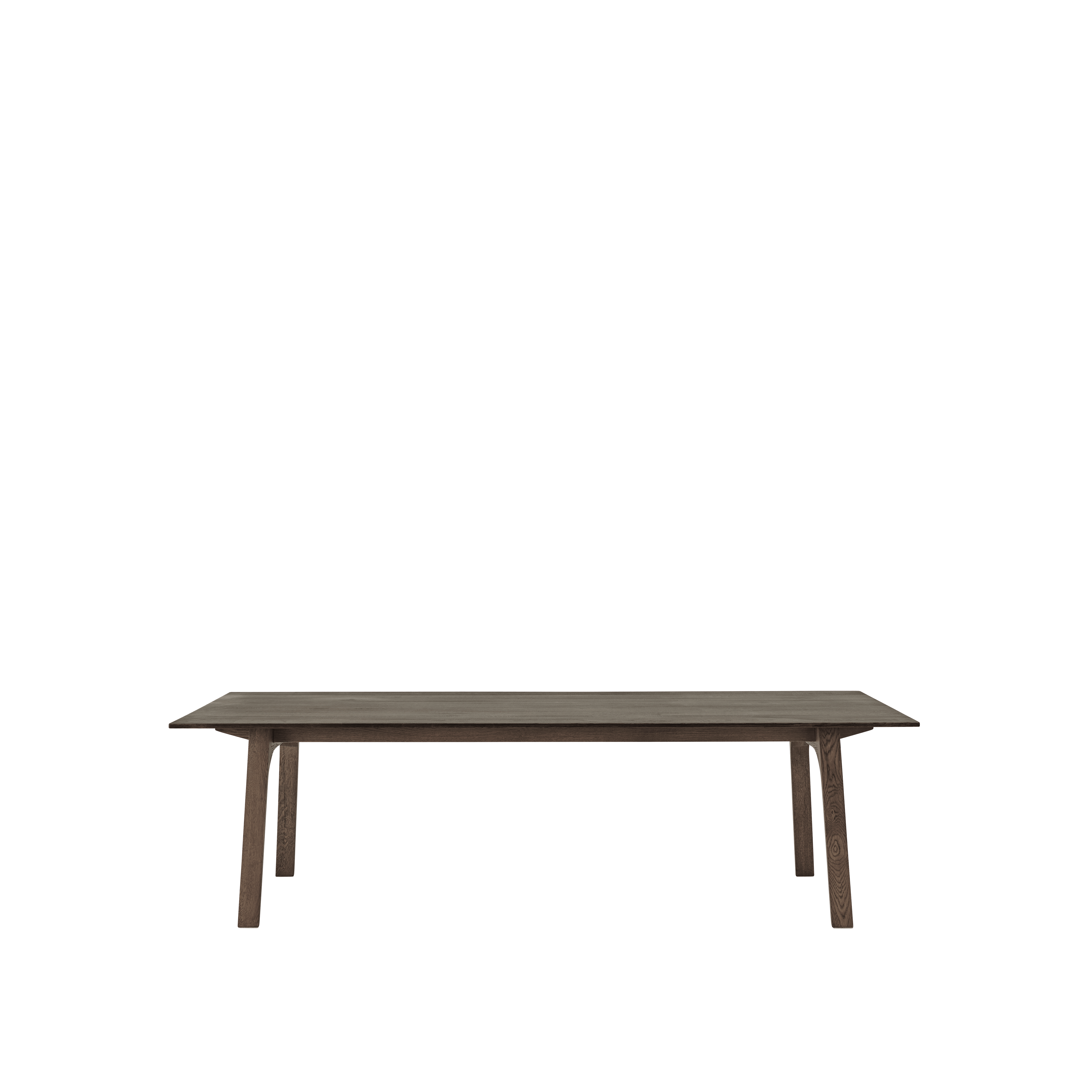 Extendable table EARNEST dark oiled oak