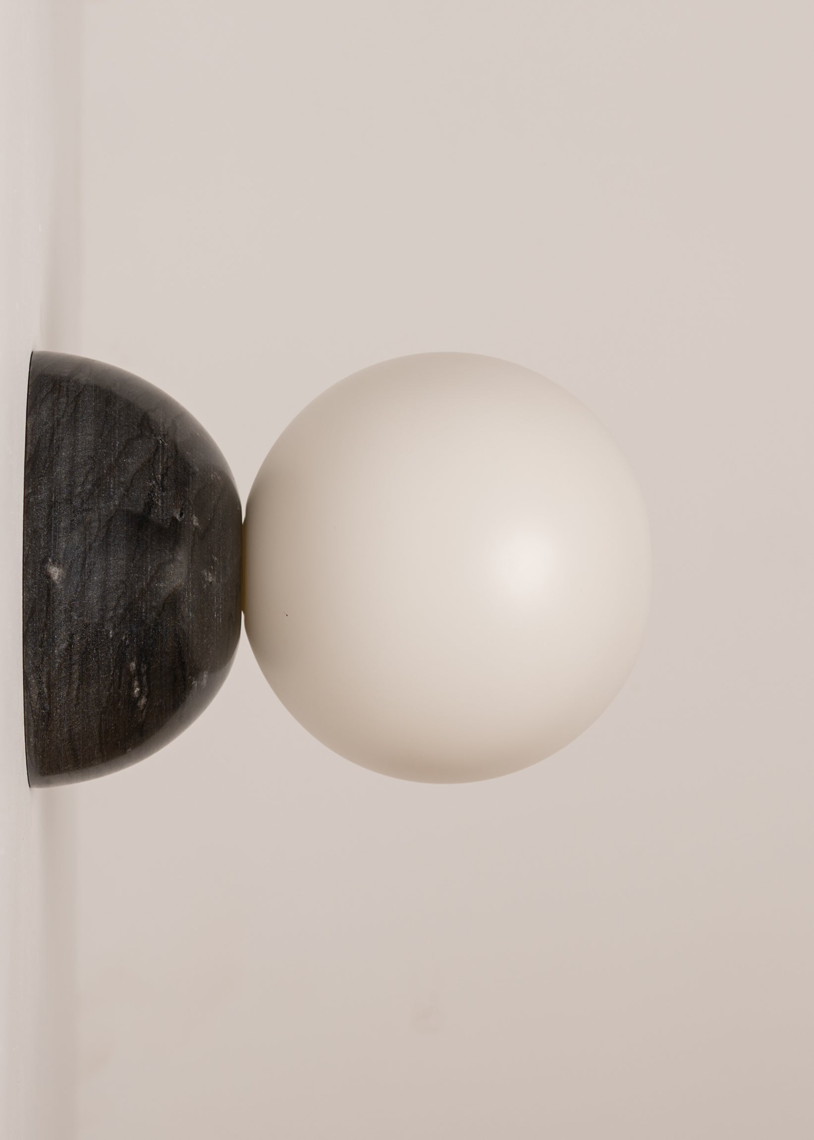 Wall lamp EKLIPSO black marble