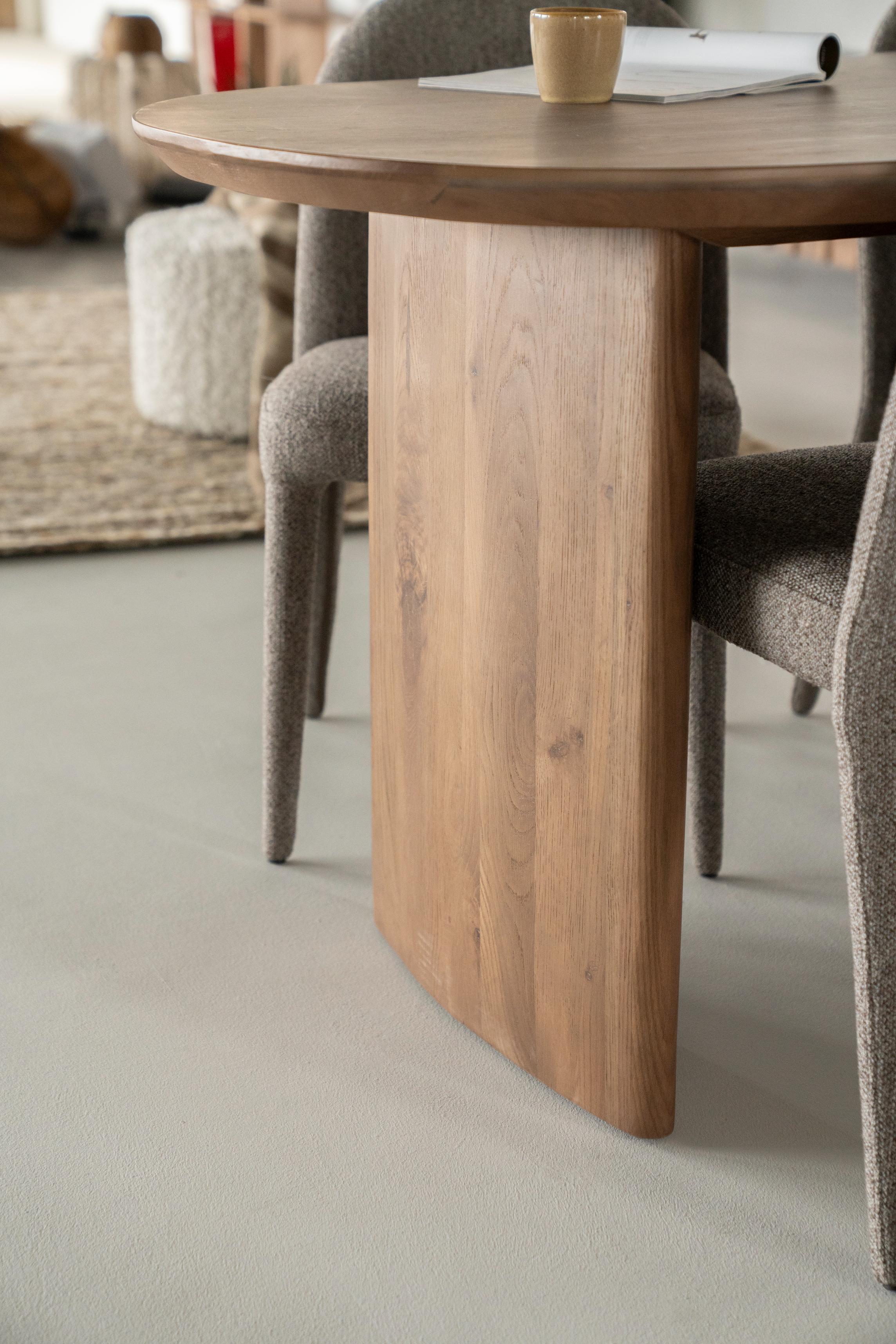 Ovaler Tisch DEX dunkles Eichenholz