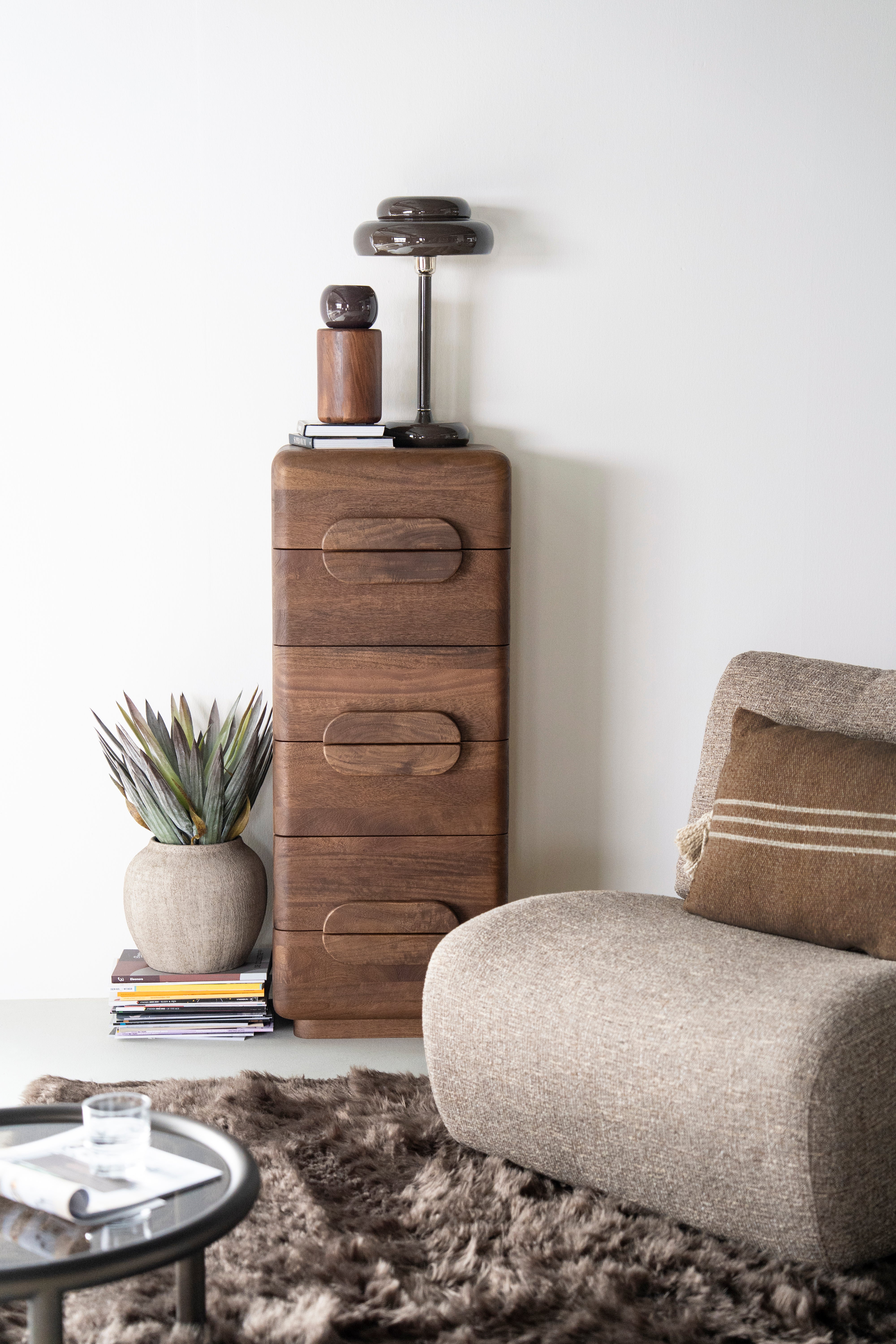 MURPHY Drawer Chest in Mango Wood