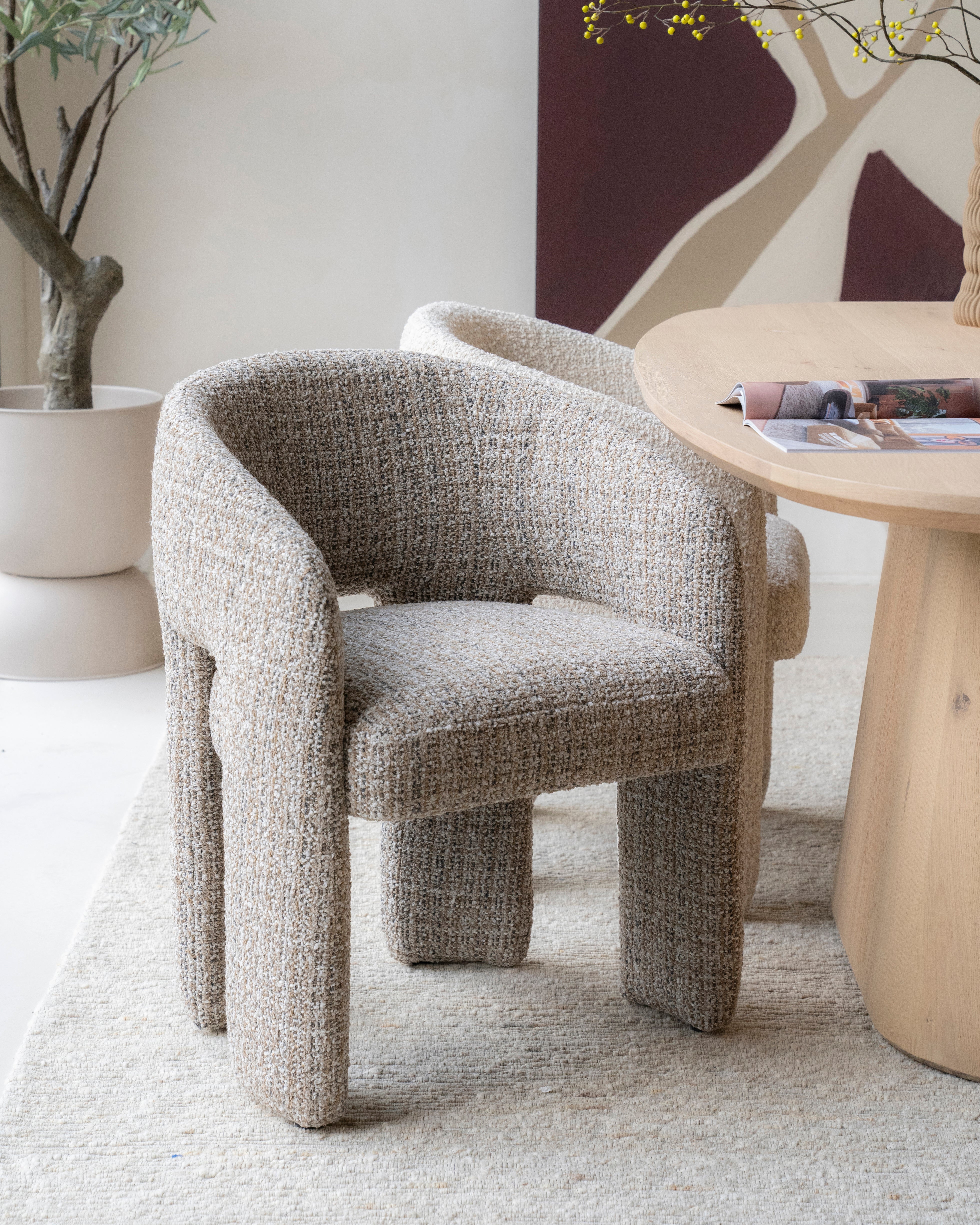 HAMILTON Armchair in Taupe