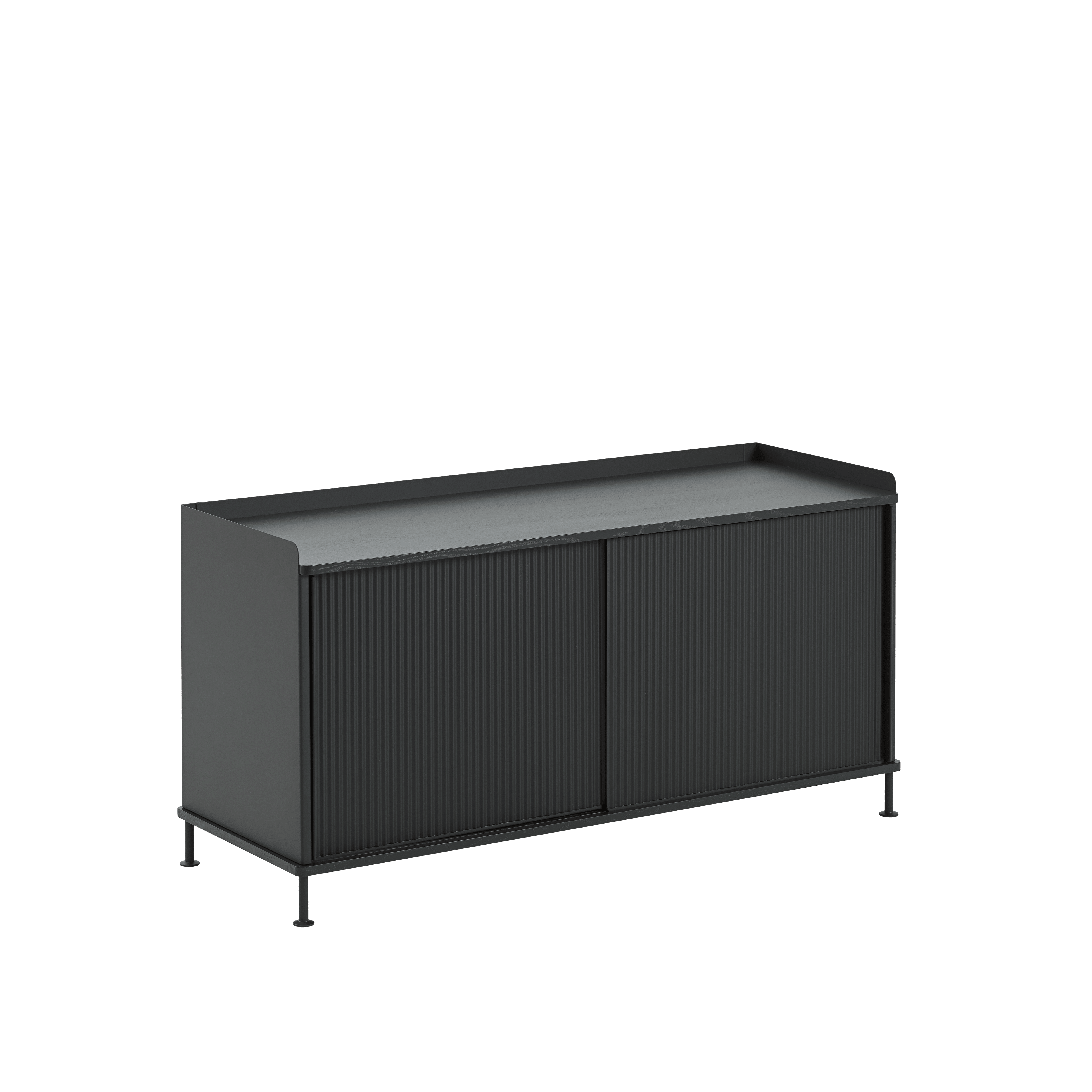 ENFOLD Chest of Drawers Black
