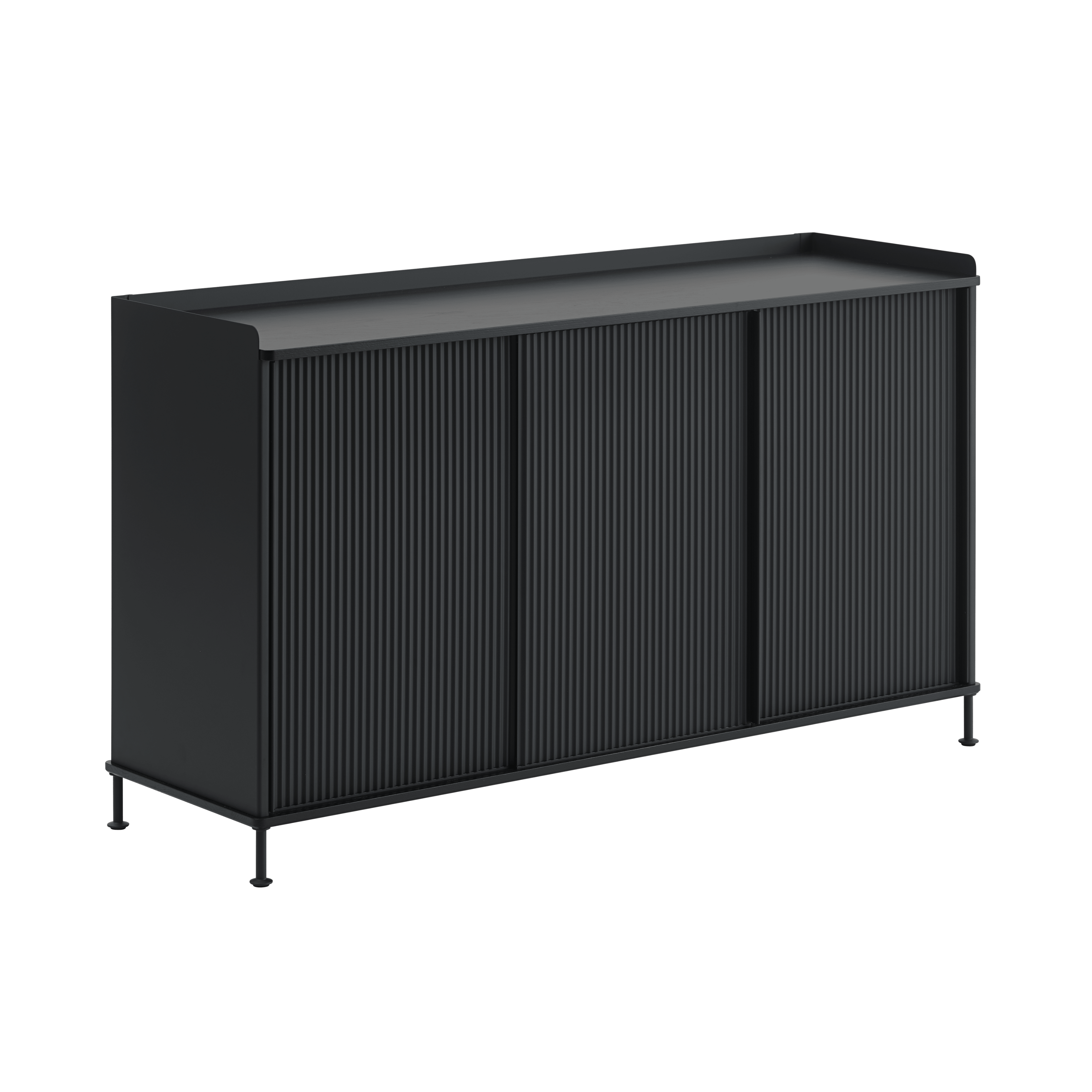 ENFOLD Chest of Drawers Black