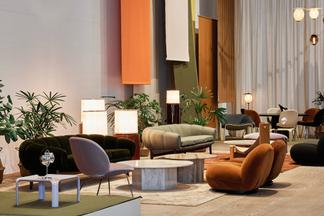 Beiger Couchtisch T877