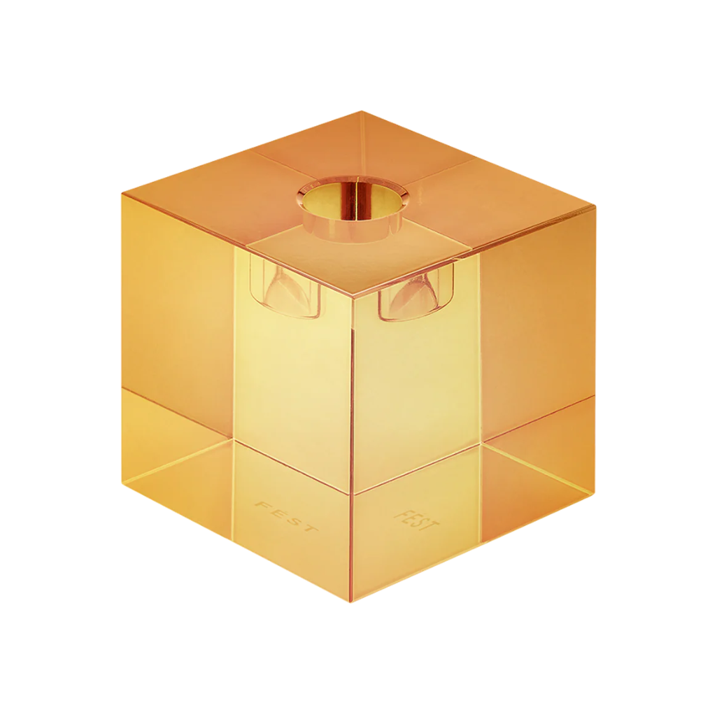 Kerzenhalter OTTO orange