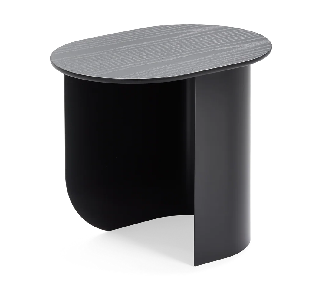 PLATEAU Black Side Table