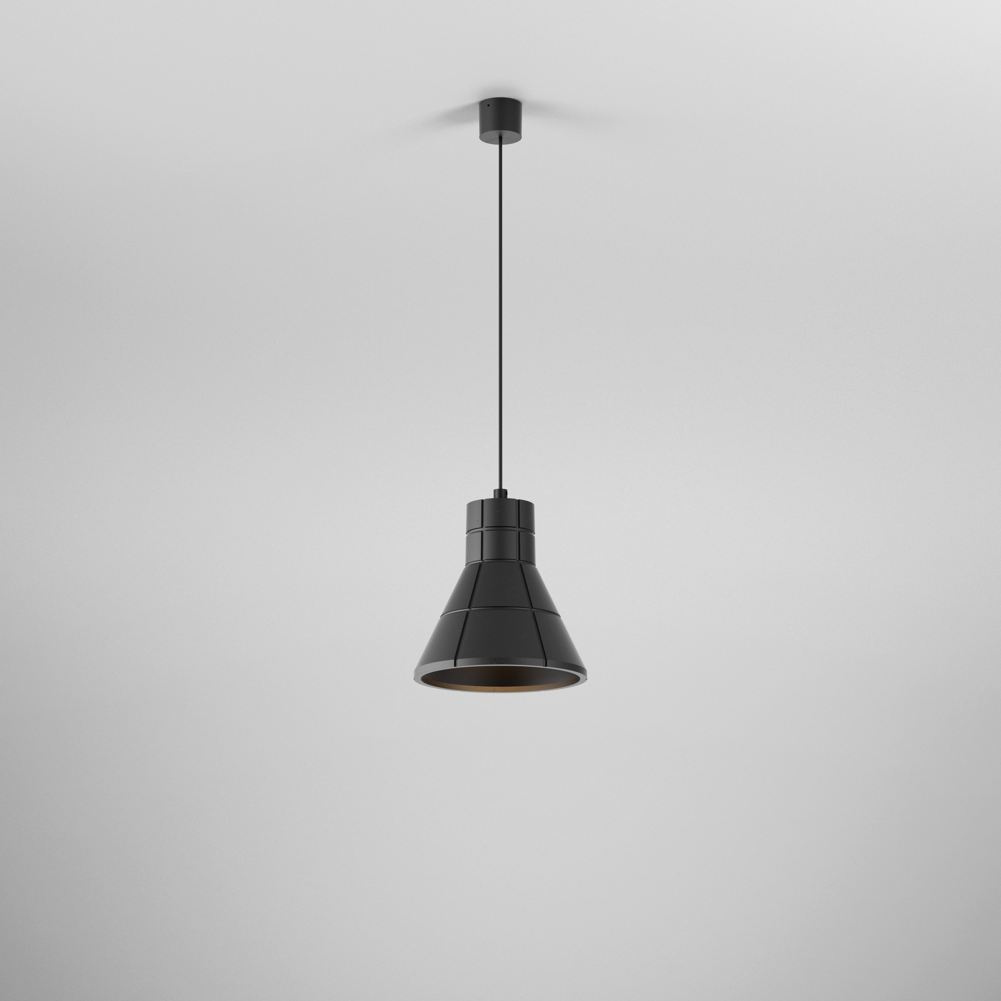 FLARED COST pendant lamp synthetic gypsum