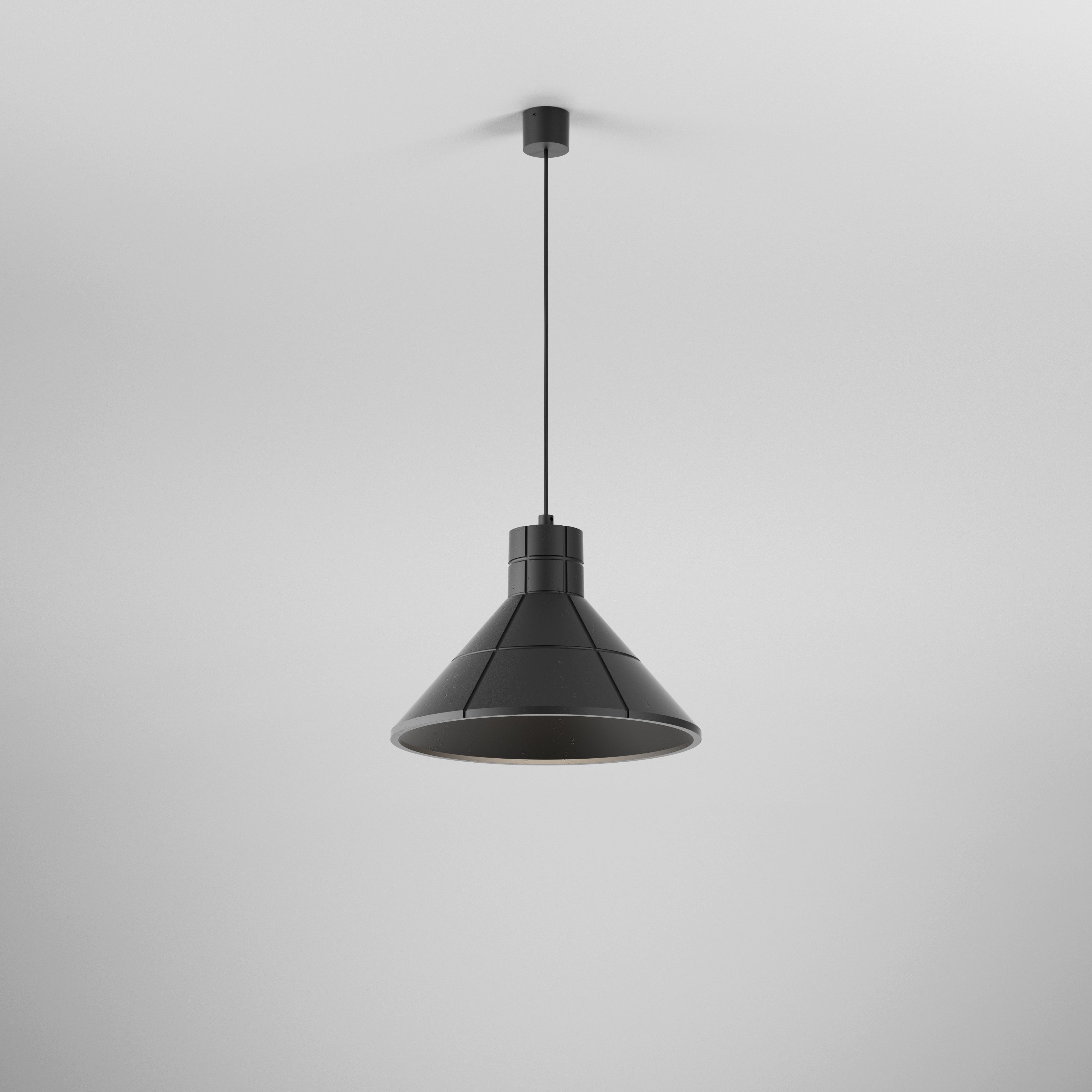 FLARED COST pendant lamp synthetic gypsum