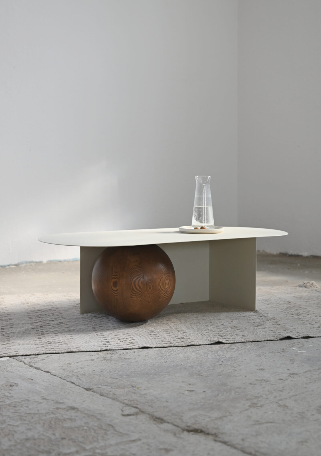 FUKU LONG Coffee Table in Steel and Wood
