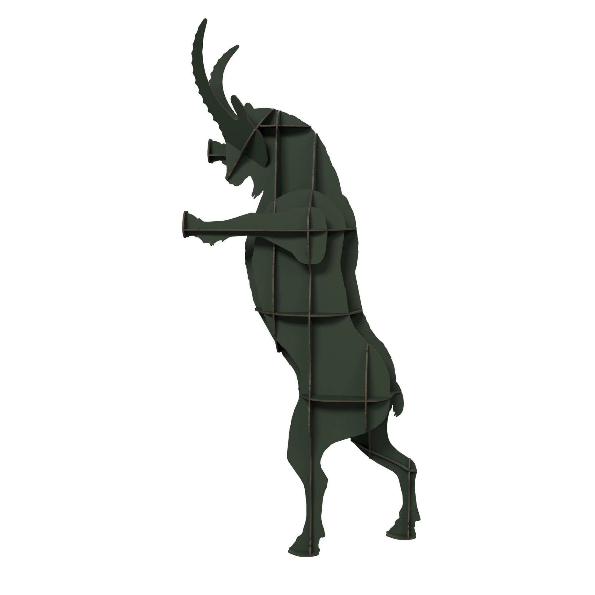 FAUSTO dark green shelf