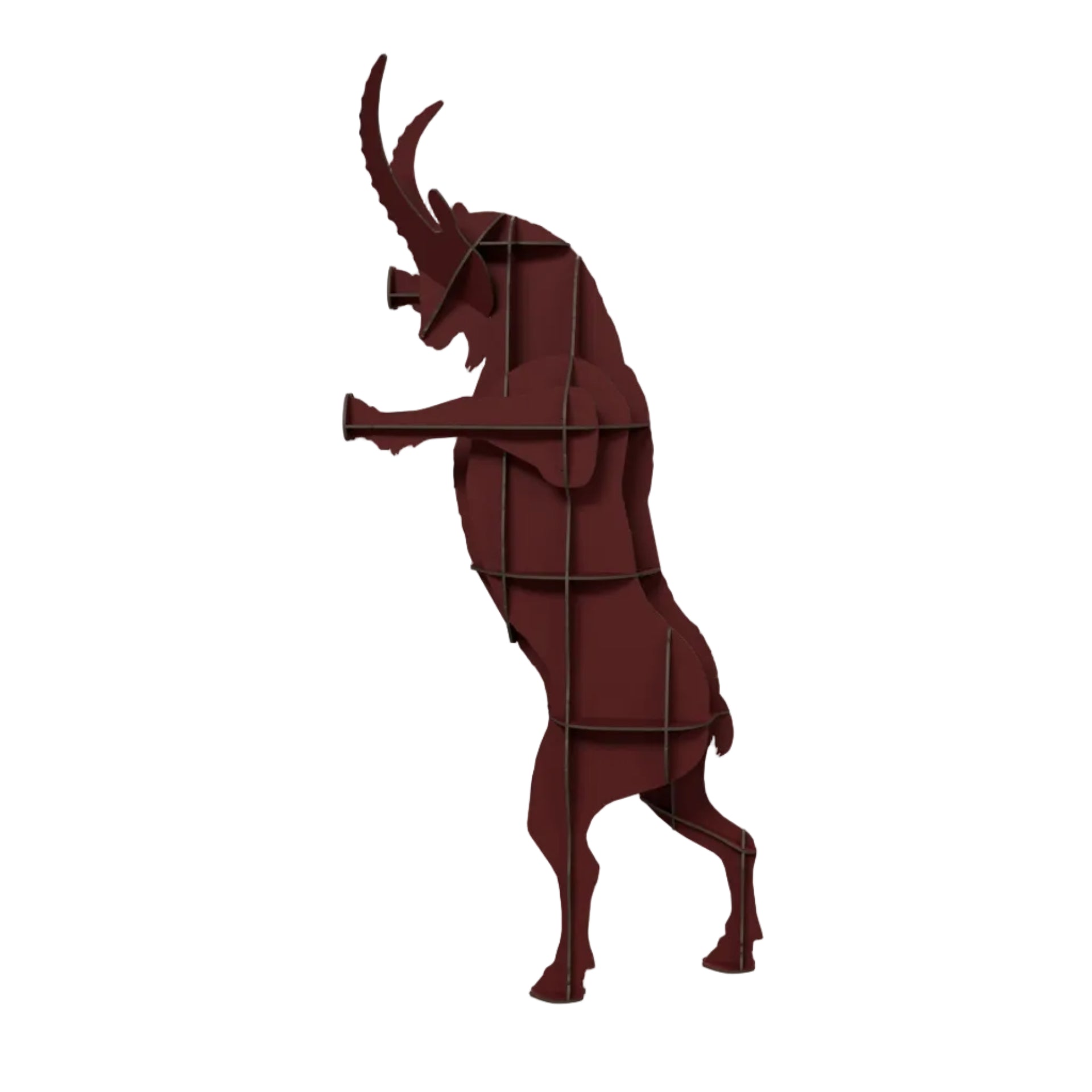 FAUSTO Burgundy Shelf