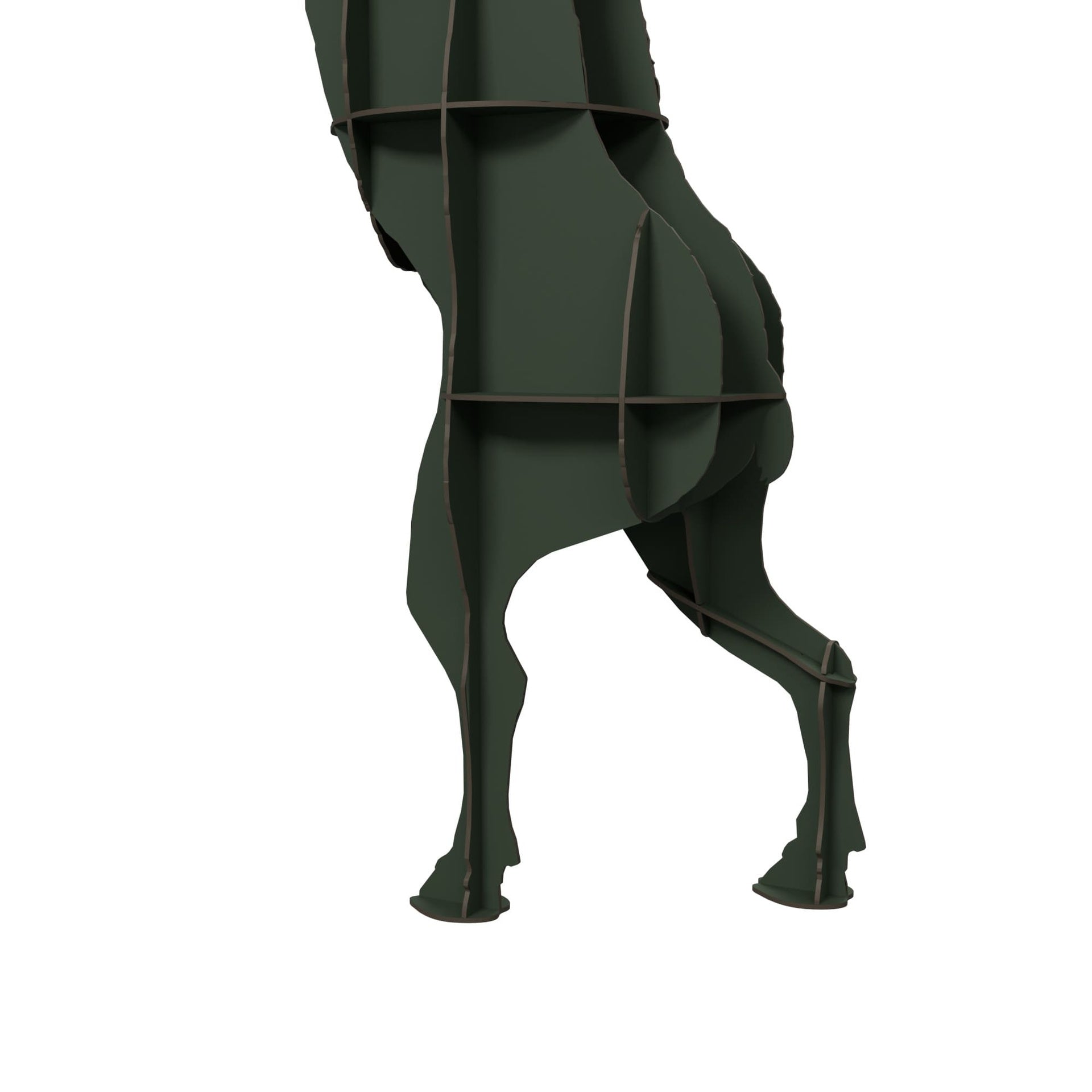 FAUSTO dark green shelf