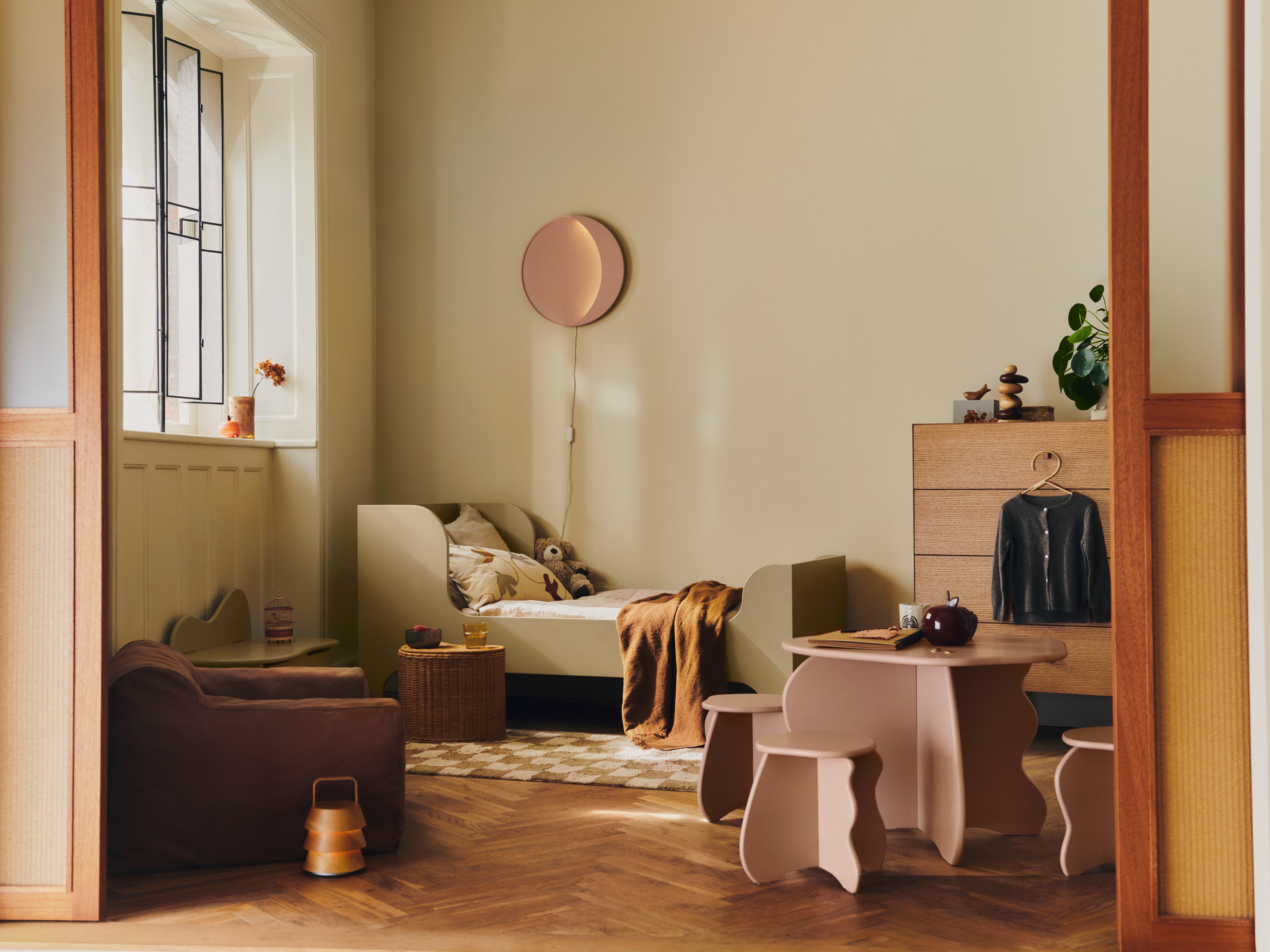 Children's Armchair BILLOW BEAN BAG brown