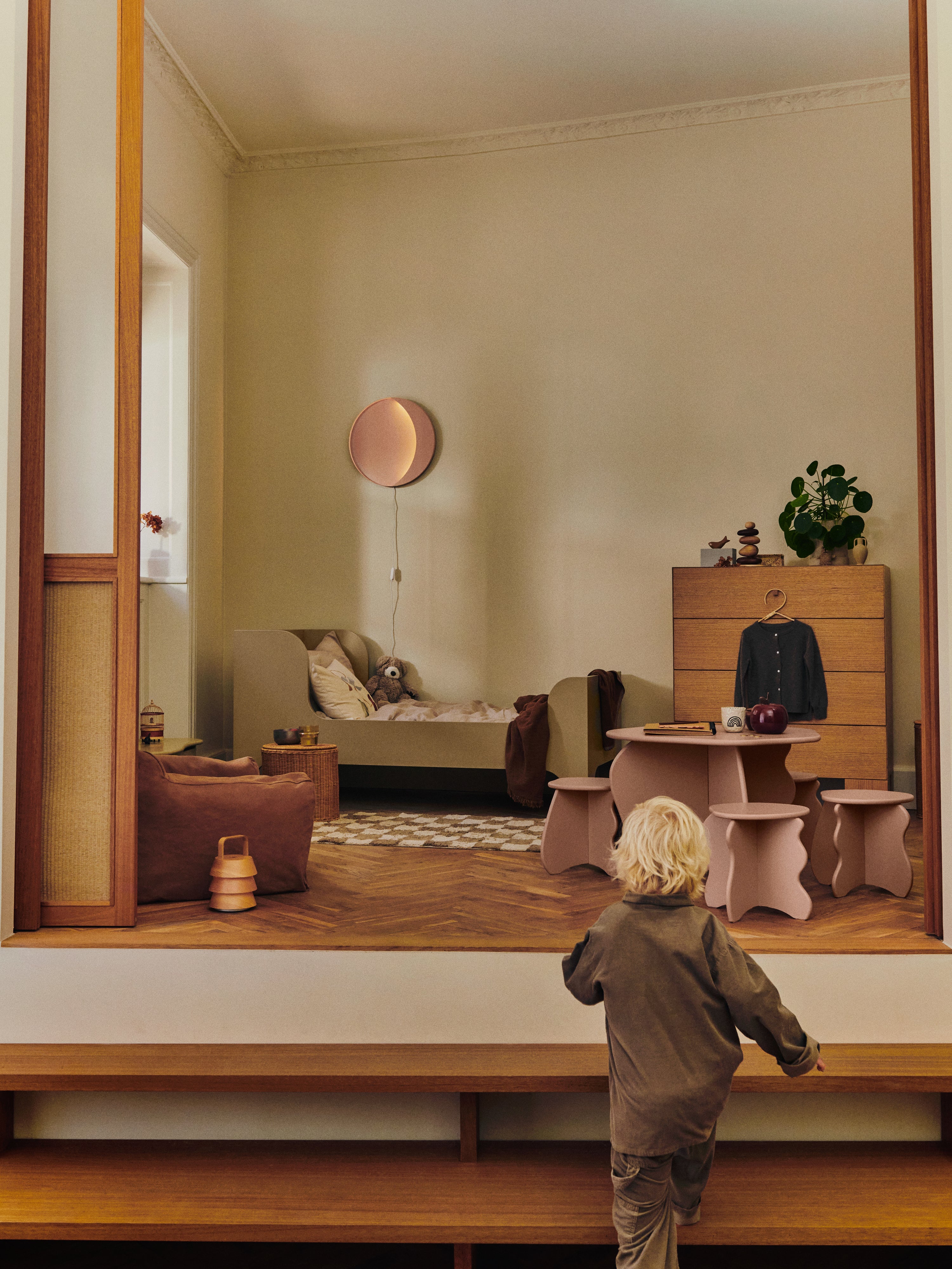 Children's Armchair BILLOW BEAN BAG brown