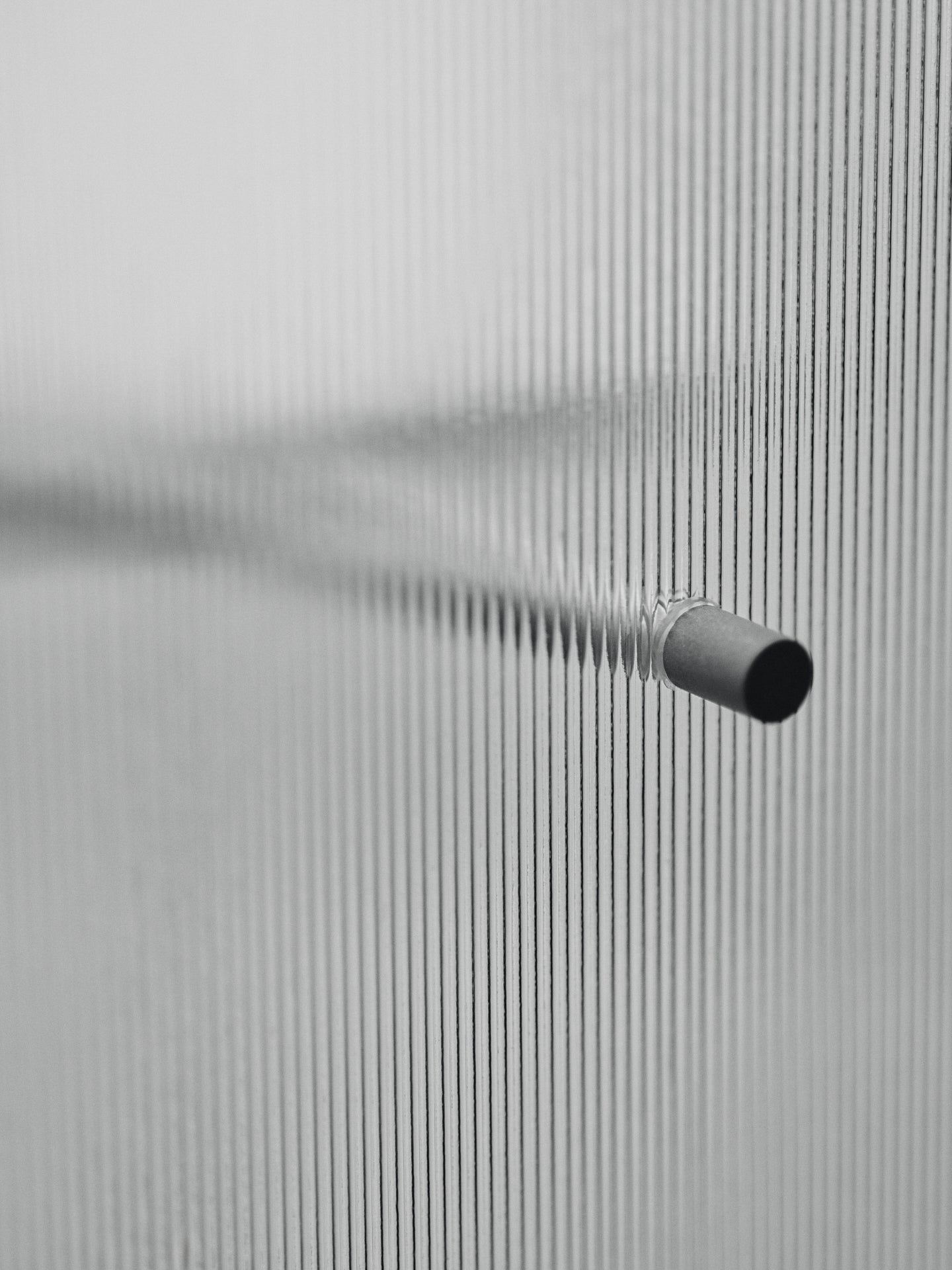 Pendant lamp OESTE ribbed glass