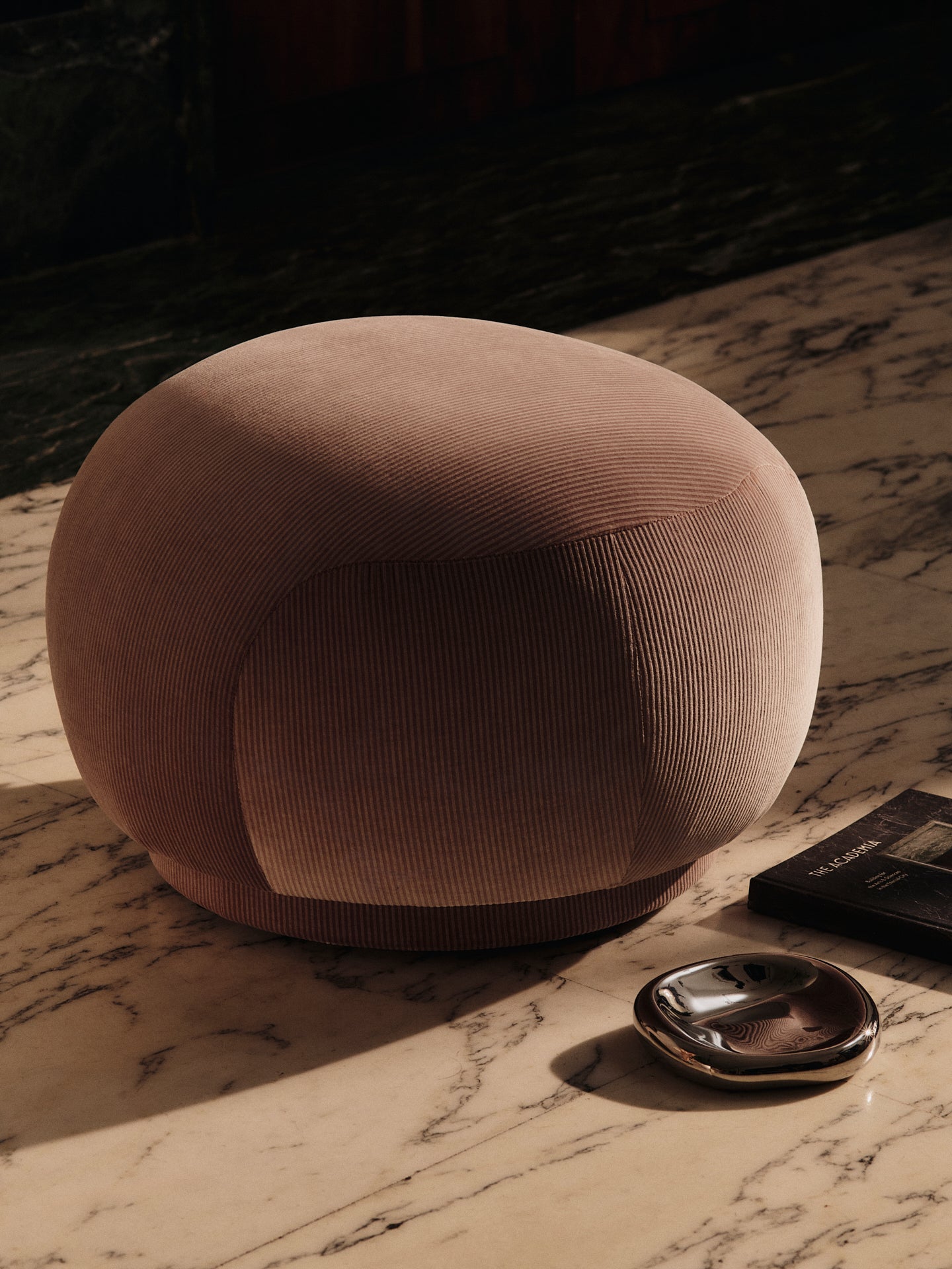 RICO Devoré Velvet Pink Puff