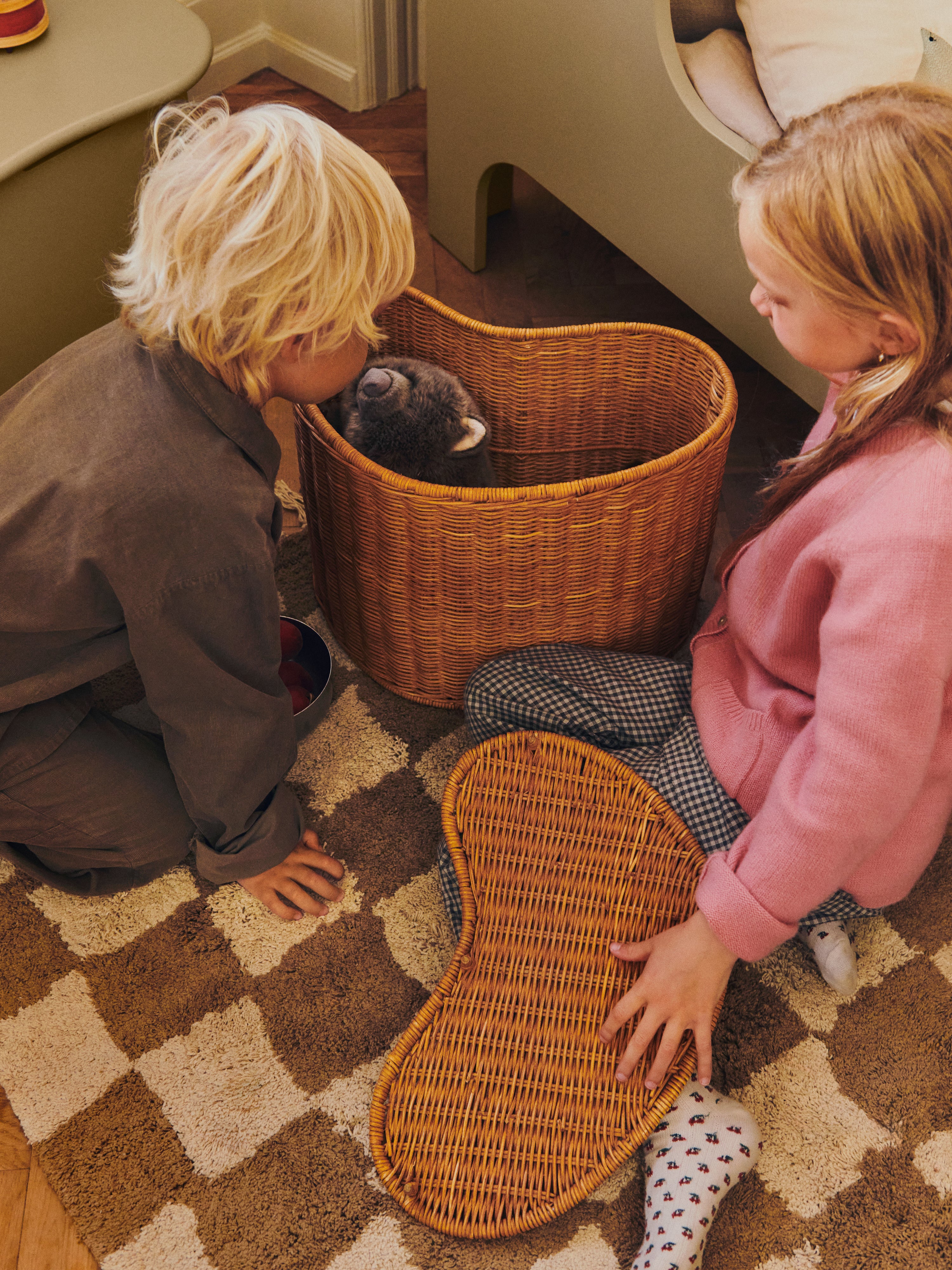 WILLORA rattan basket set