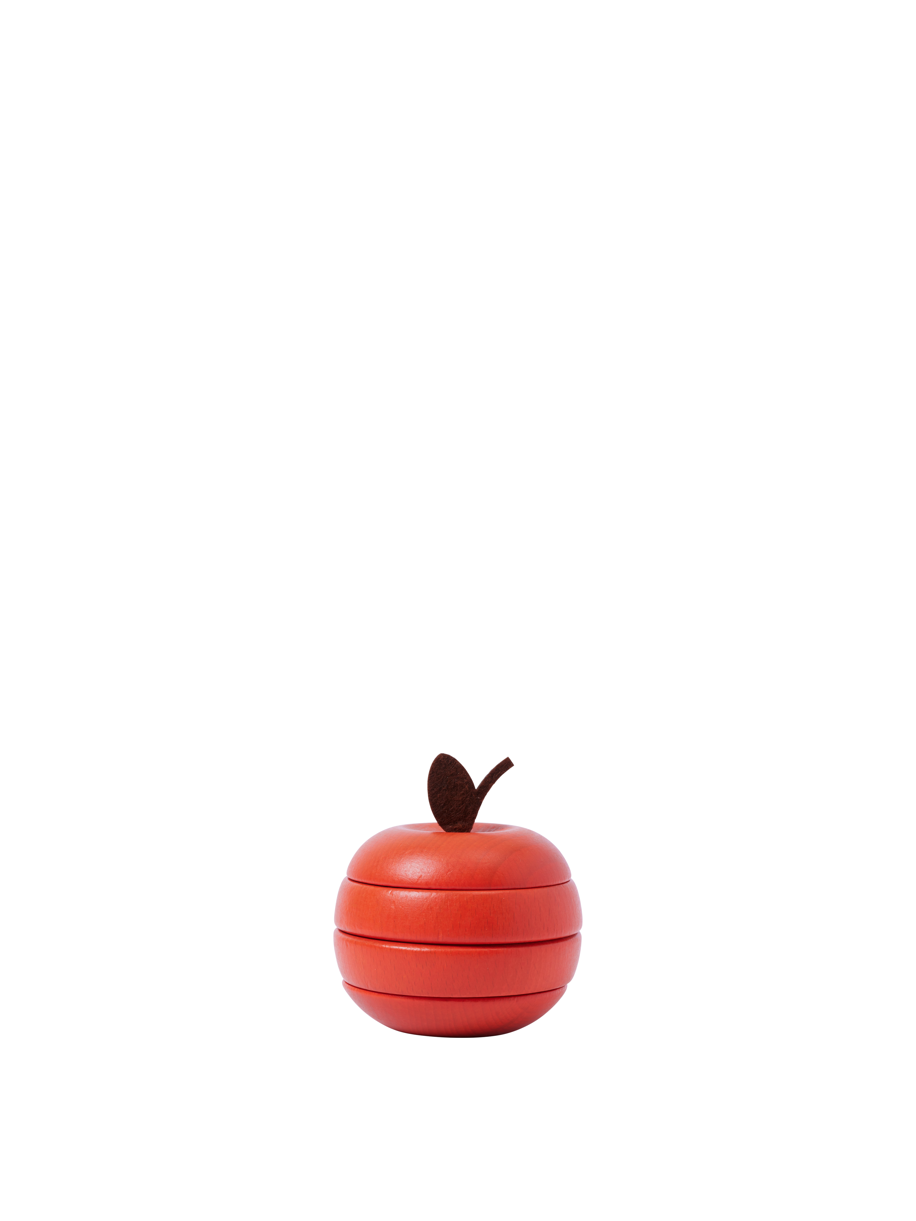 Spielzeugset für Kinder STACKING APPLE AND PEAR aus Buchenholz