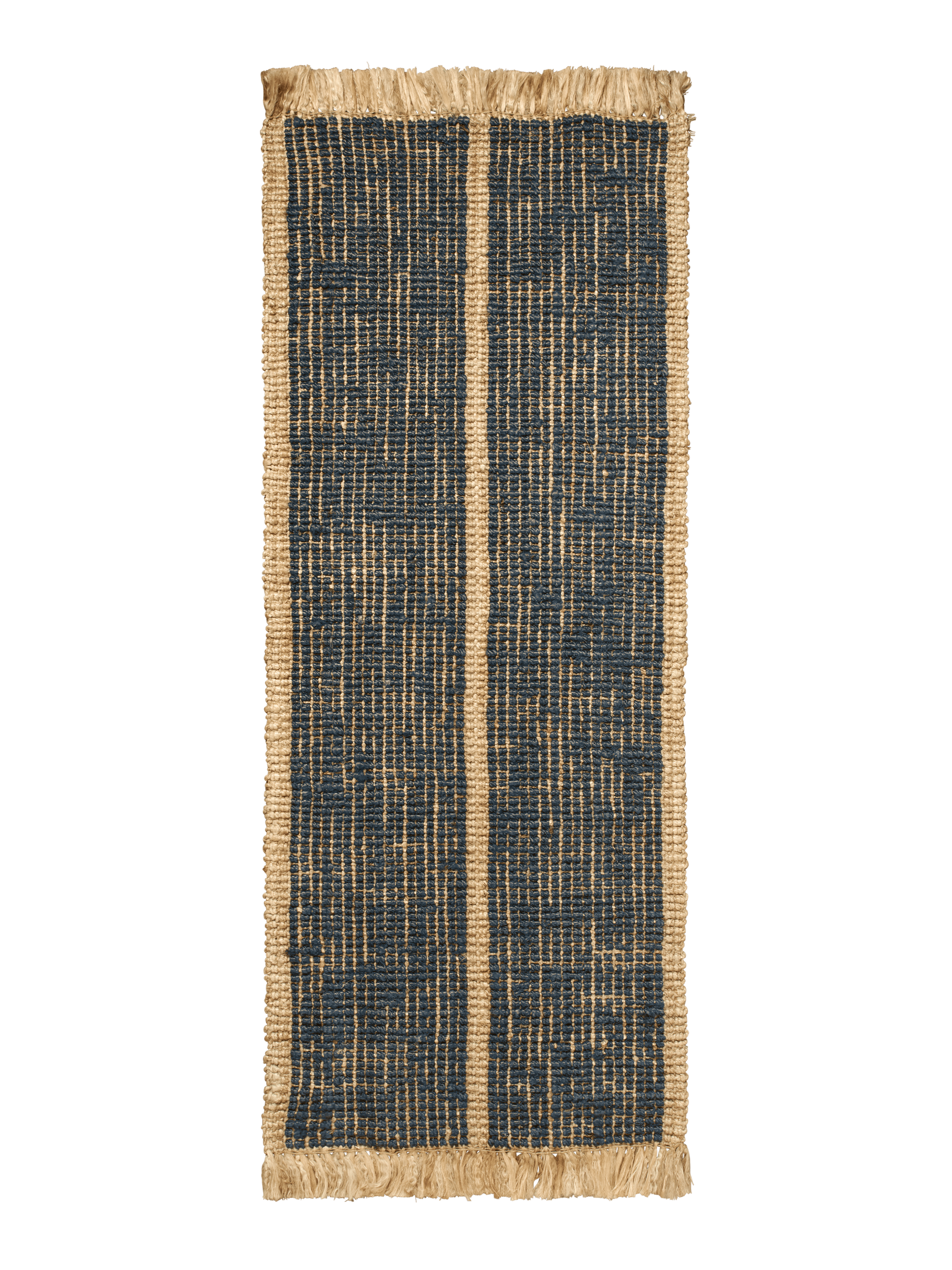 ATHENS STRIPES brown with dark blue runner