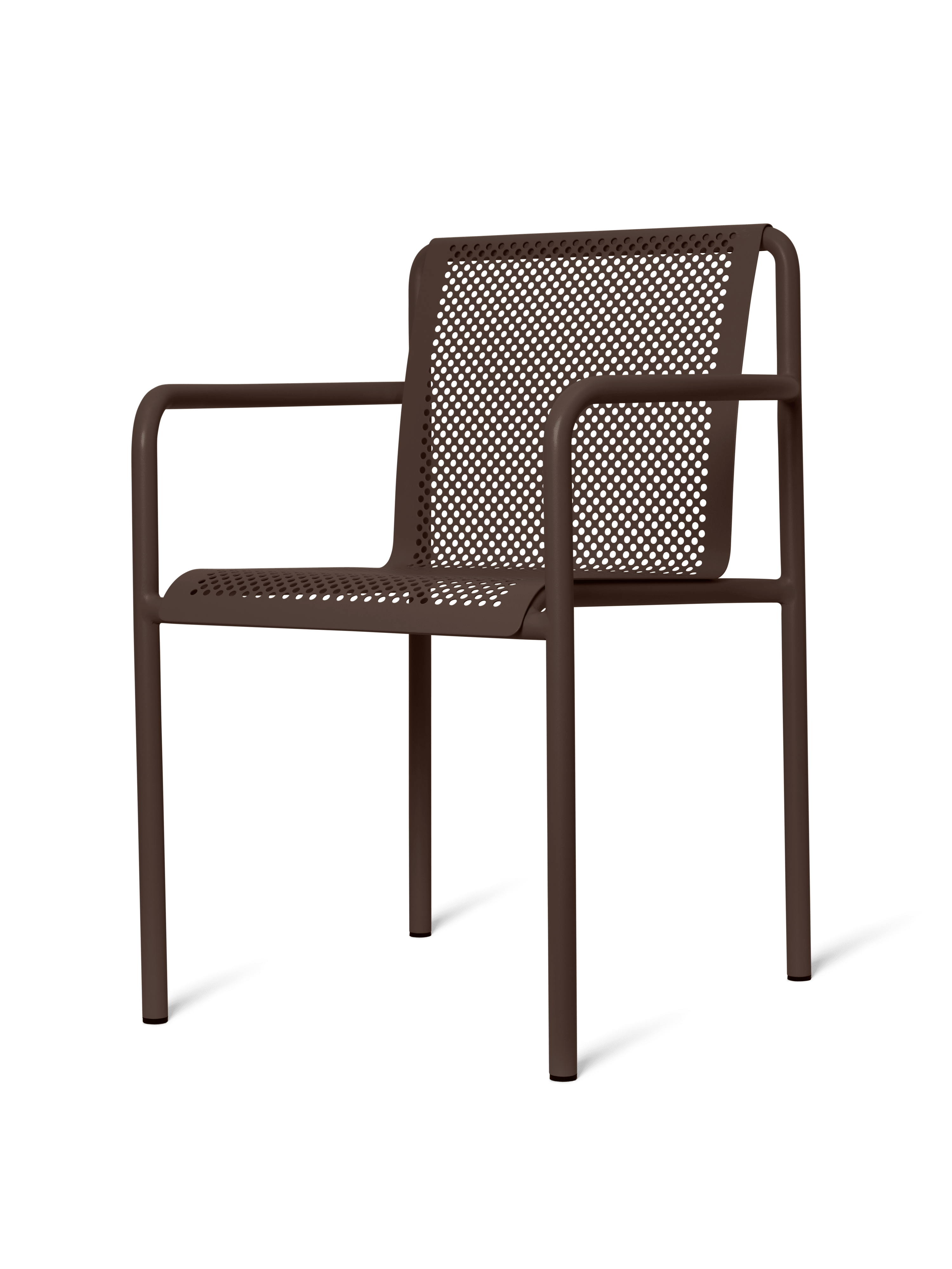 Sessel mit Armlehnen DAPPLE dunkle Schokolade