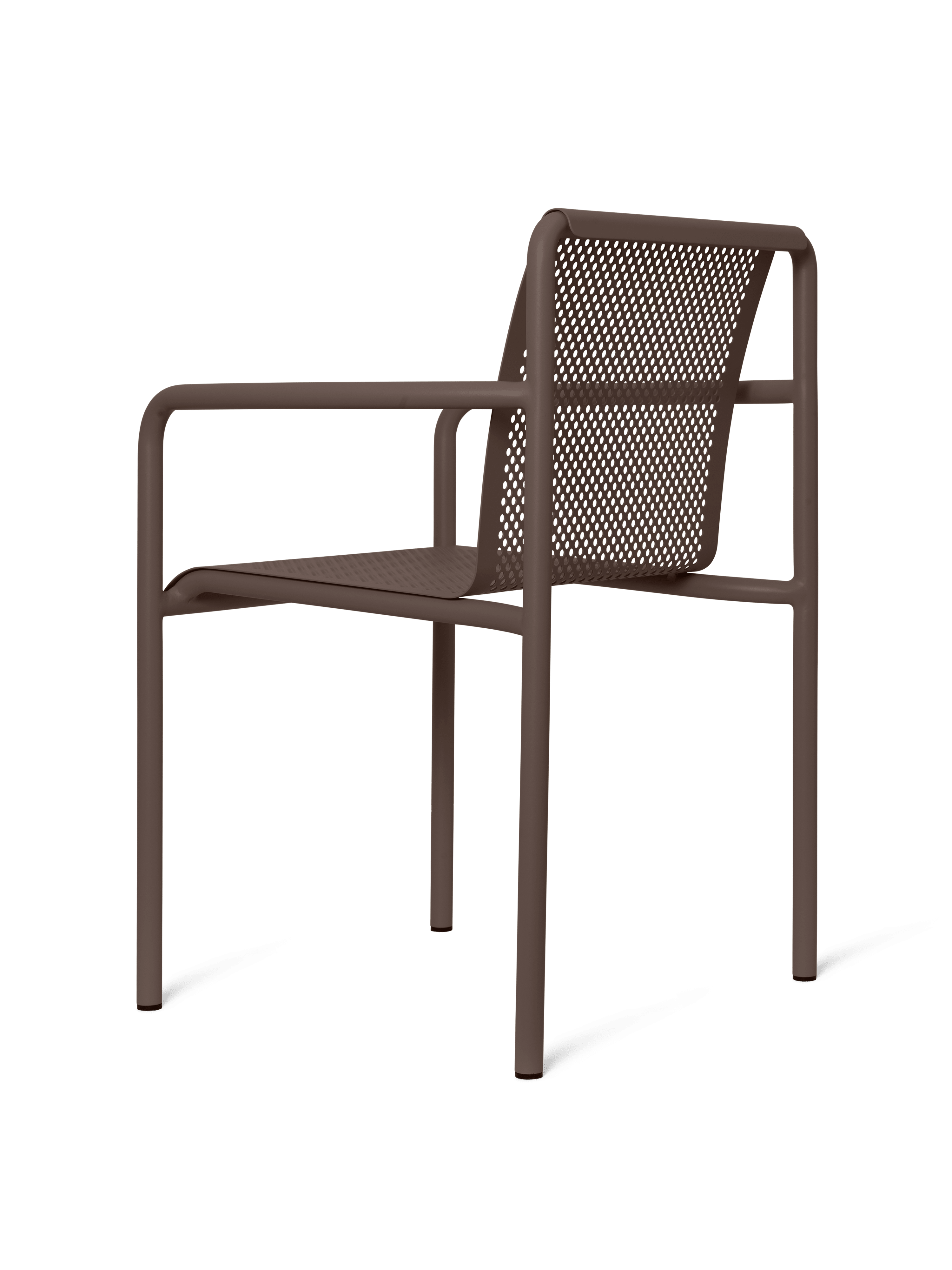Sessel mit Armlehnen DAPPLE dunkle Schokolade