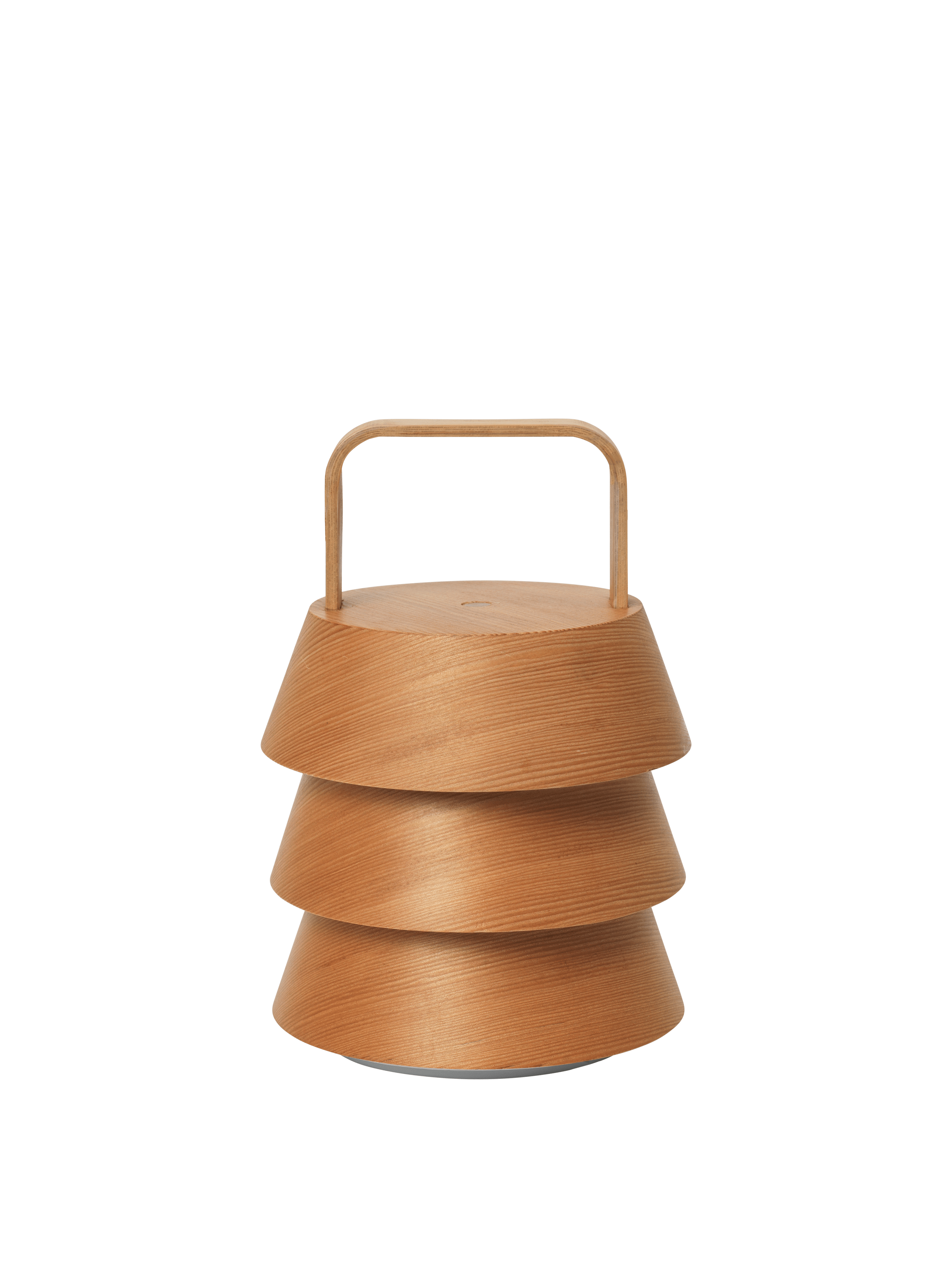 Tragbare Lampe LUVER lite aus Douglasienholz