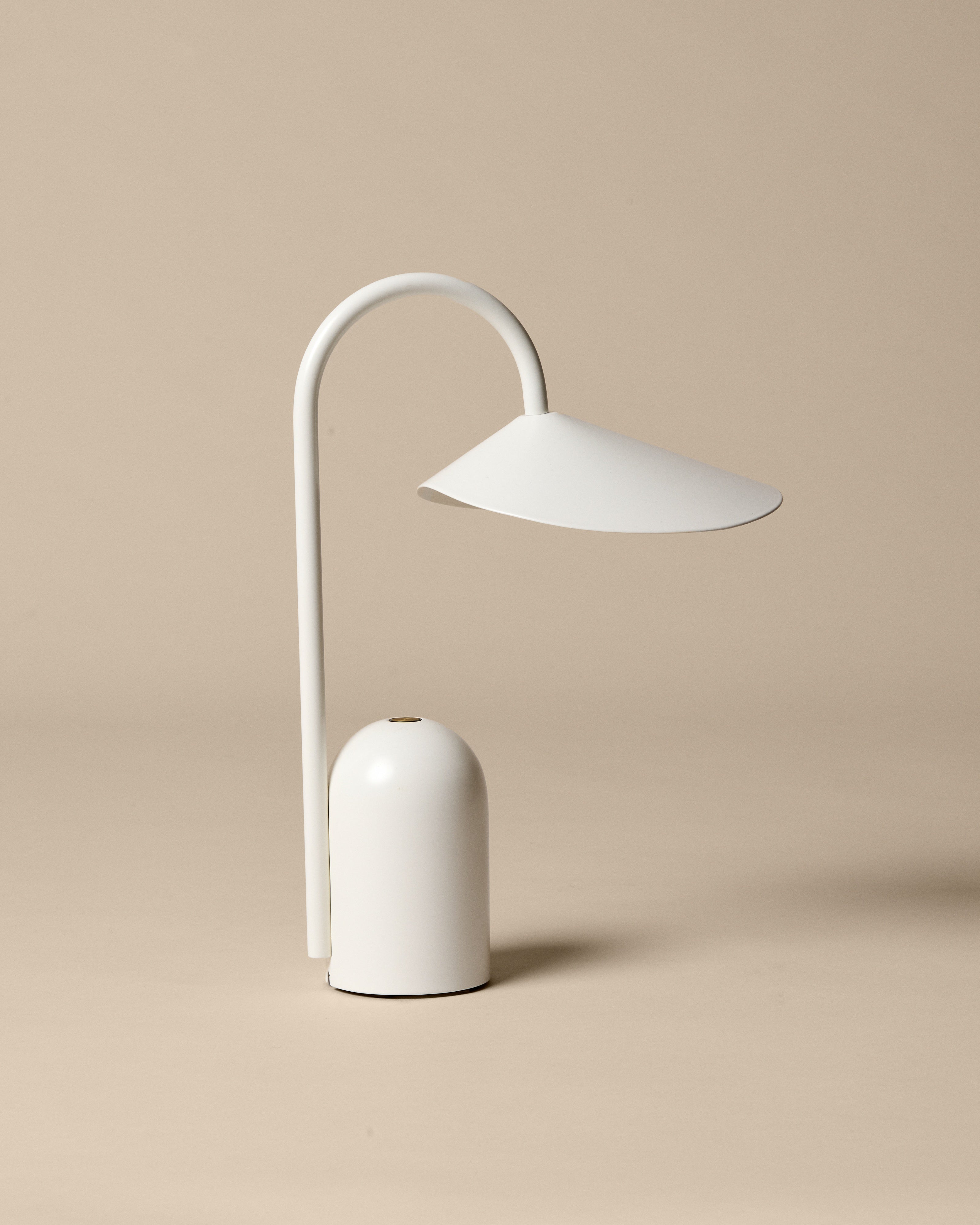 Tragbare Lampe ARUM weiß