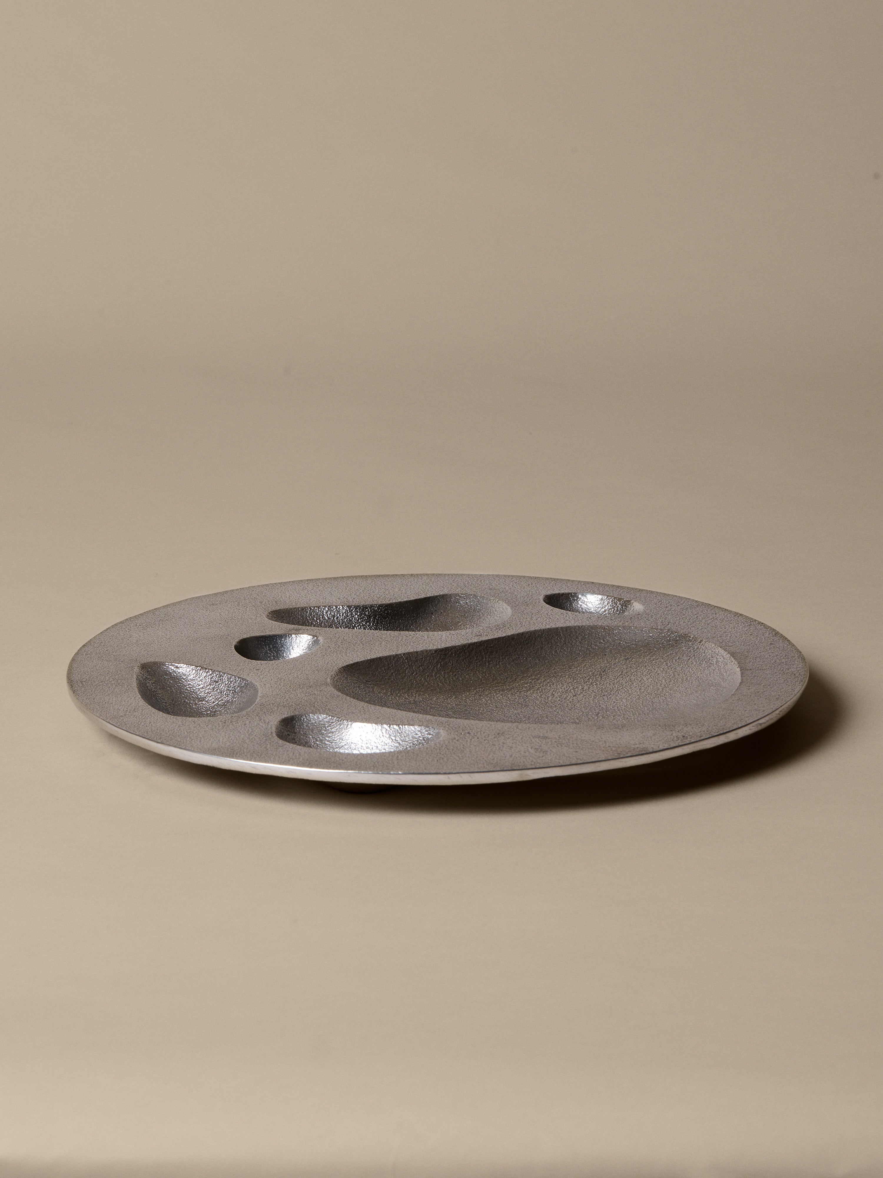 Dekorativer Teller NICHE PIECE Aluminium