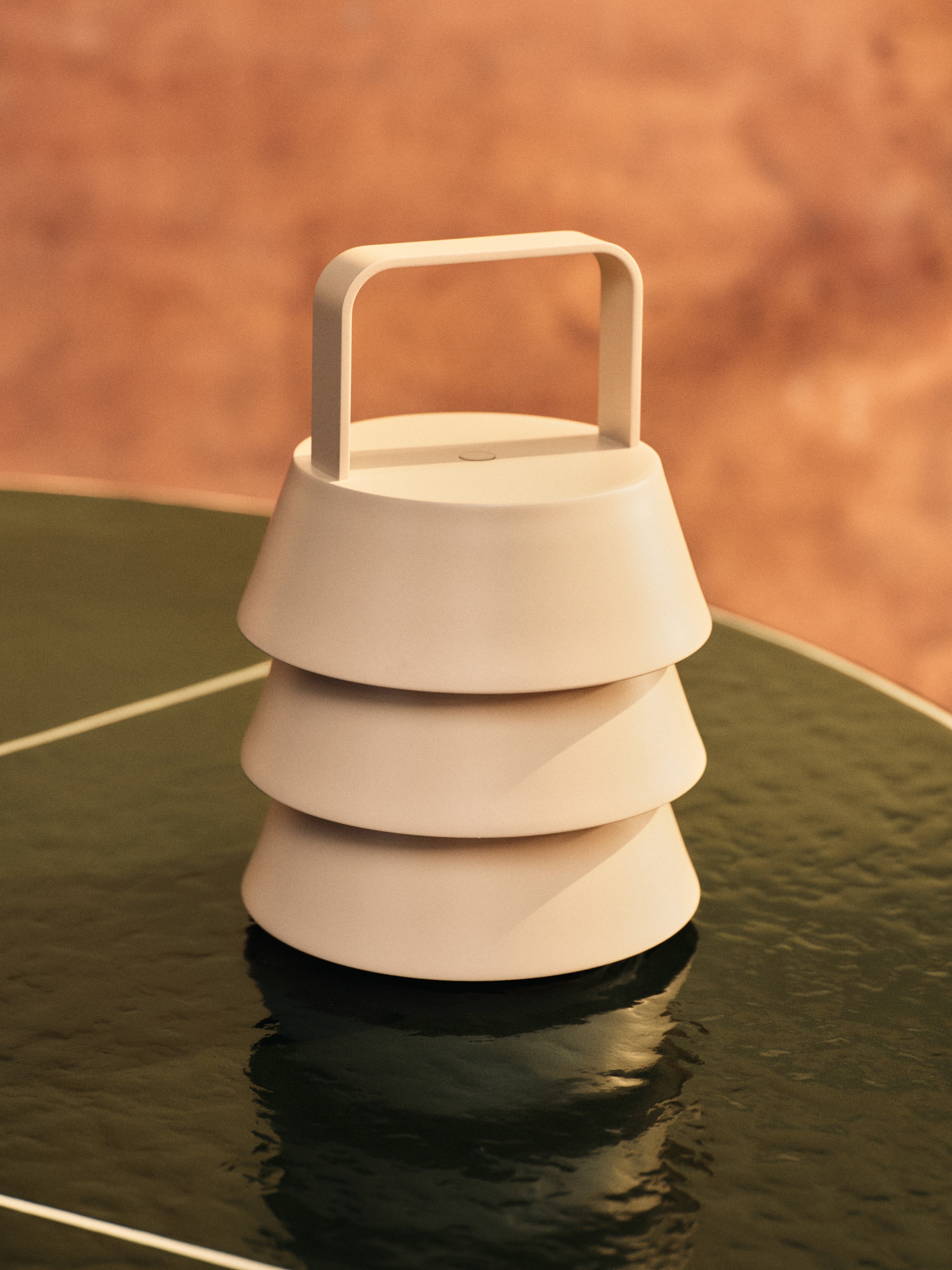 Portable Lamp LUVER Beige