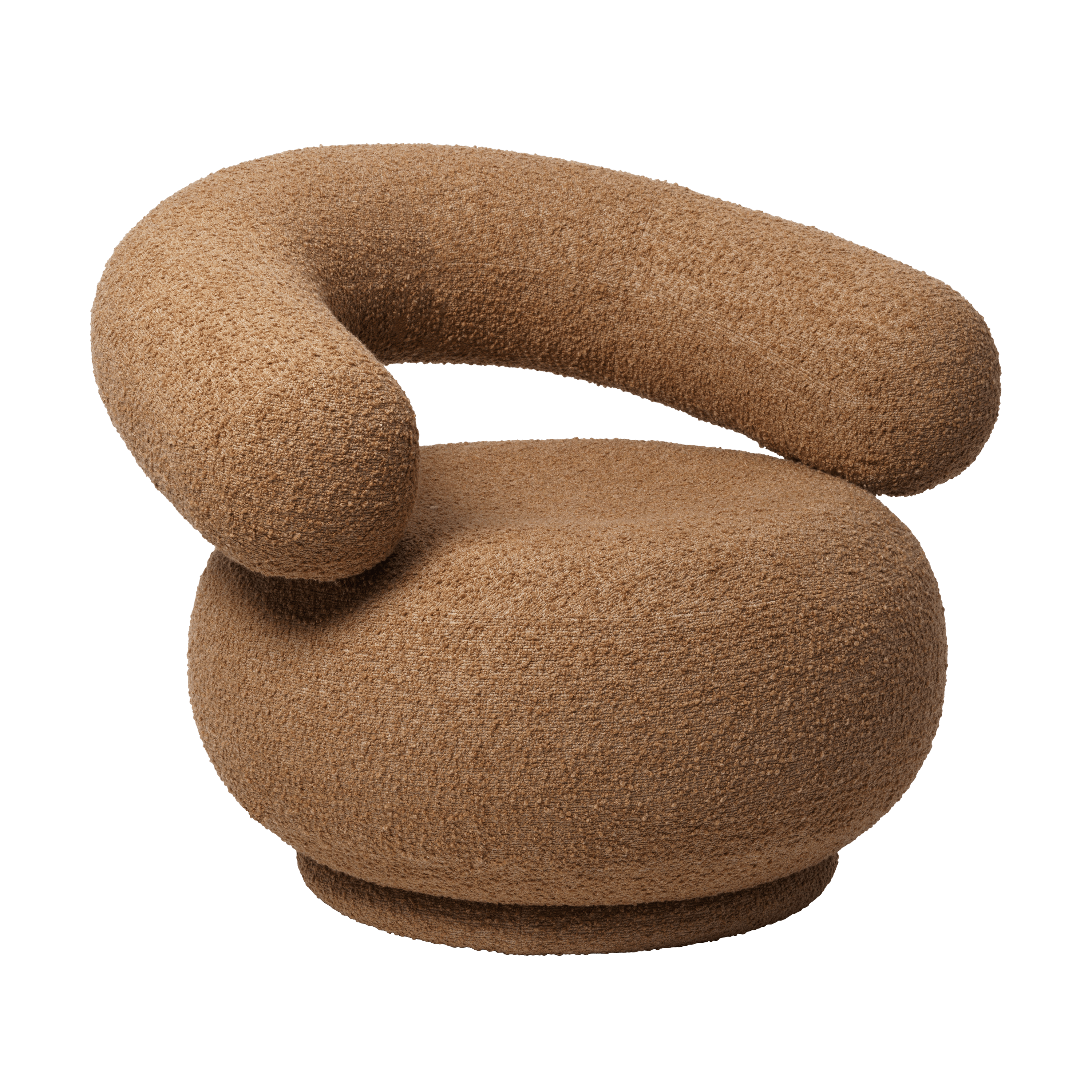 ORBO Coffee Boucle Armchair
