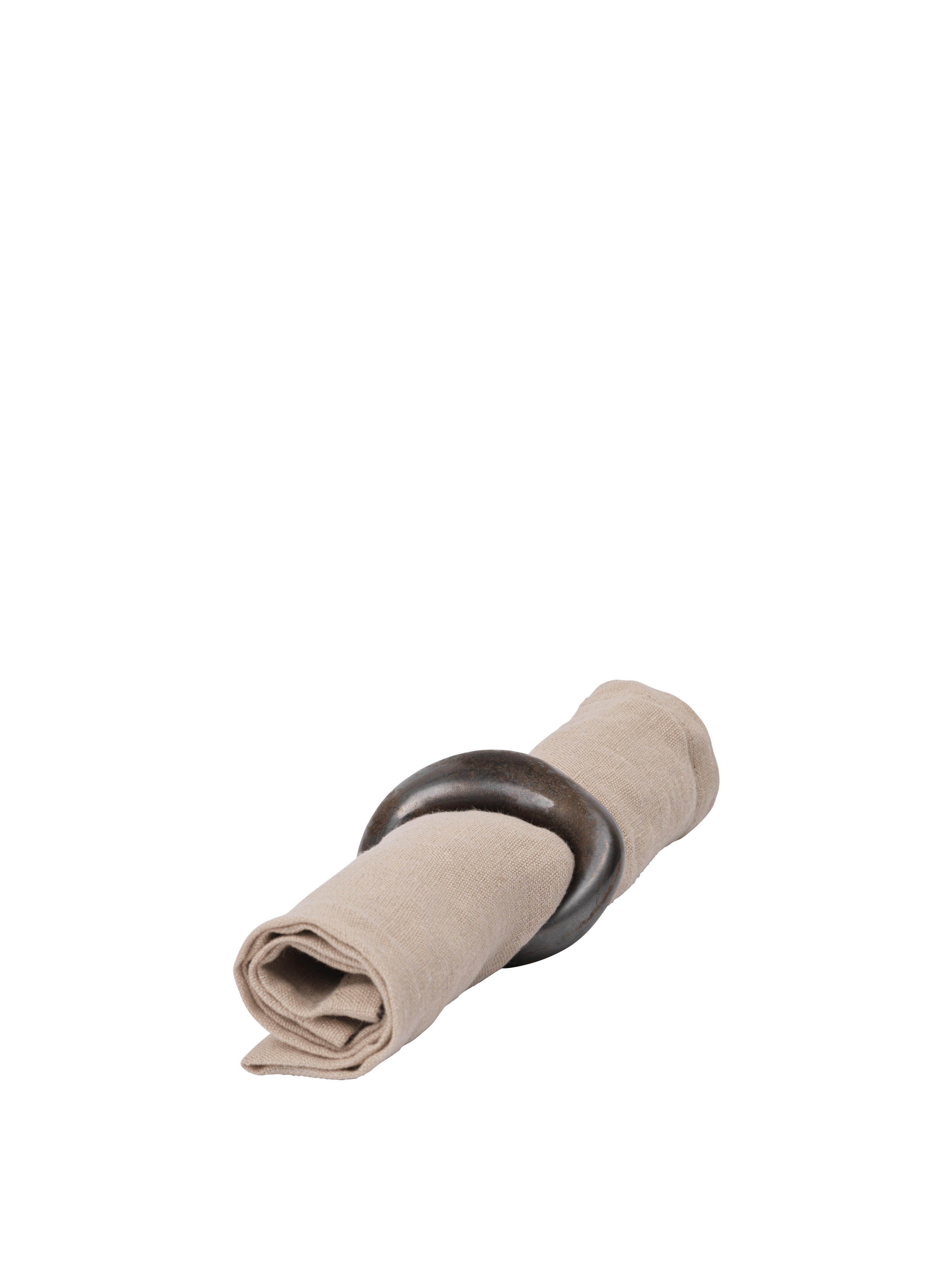 ORRITH Brown Napkin Ring Set