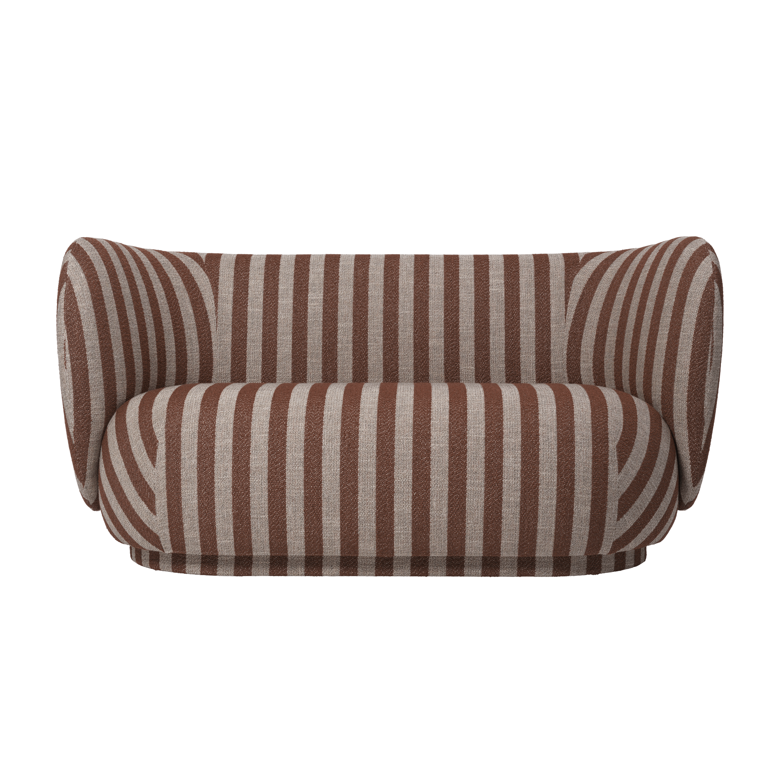 2-Seater Sofa RICO Louisiana Chocolate with Sand