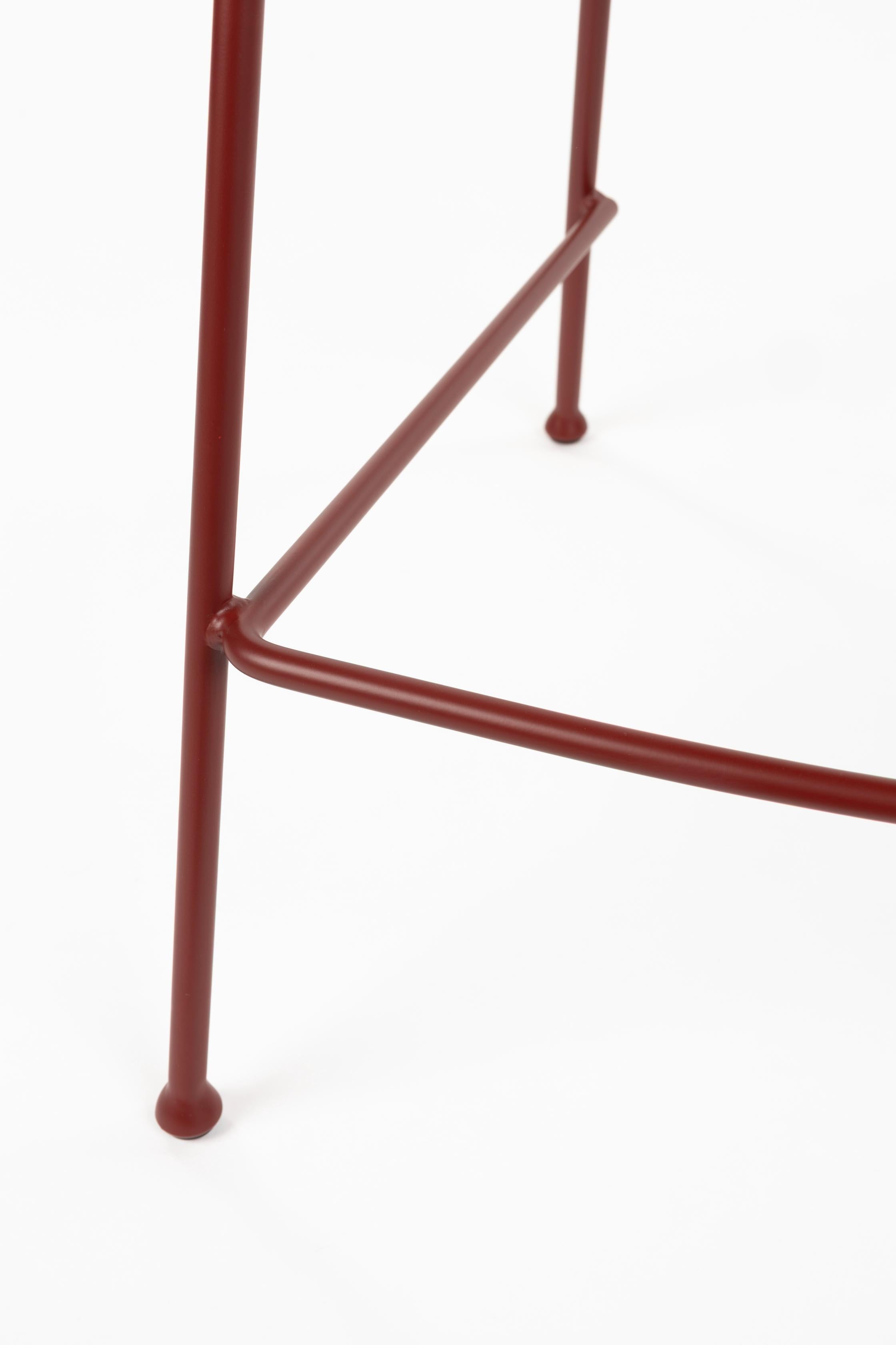 FESTON Burgundy Stool