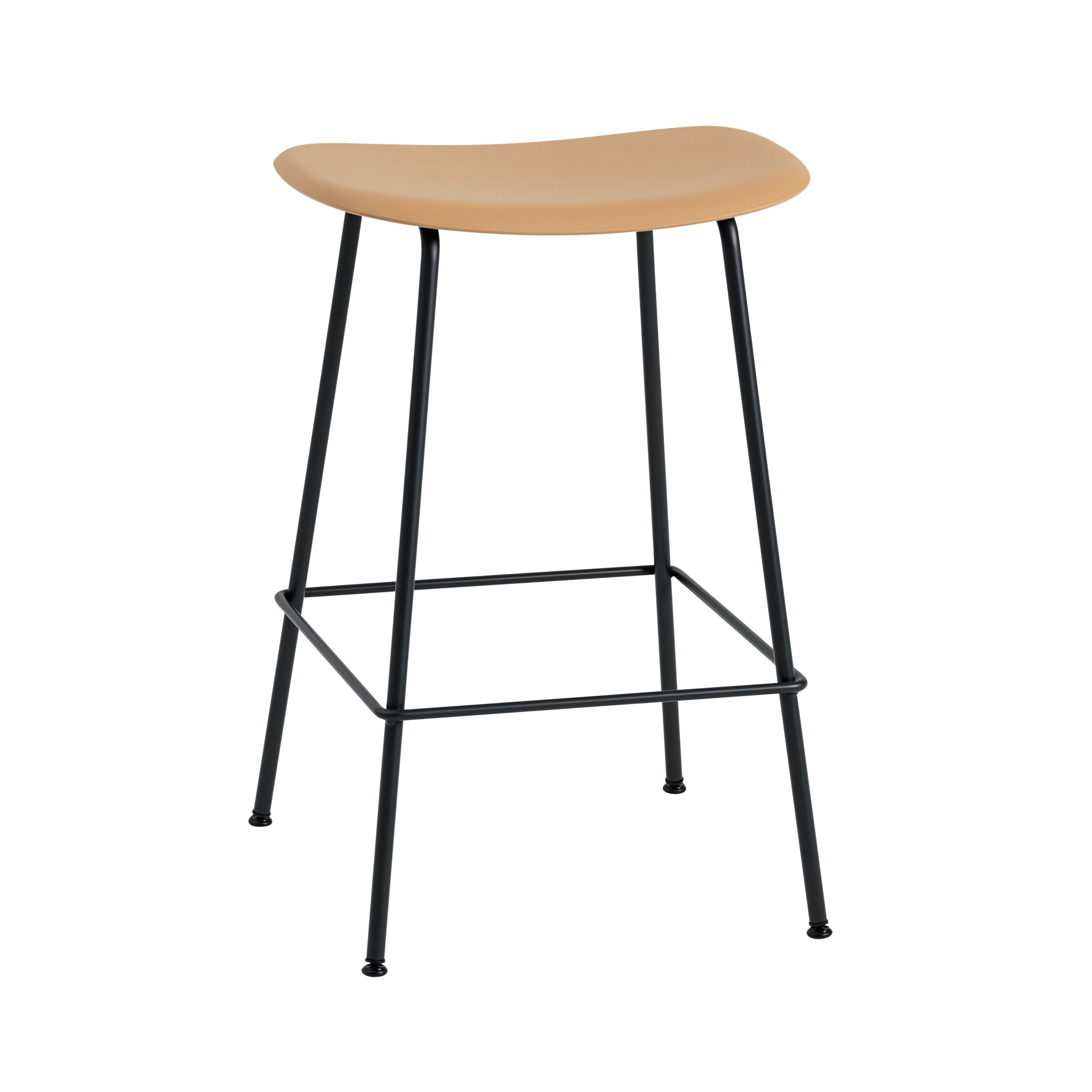 Customized FIBER Stool with Steel Base