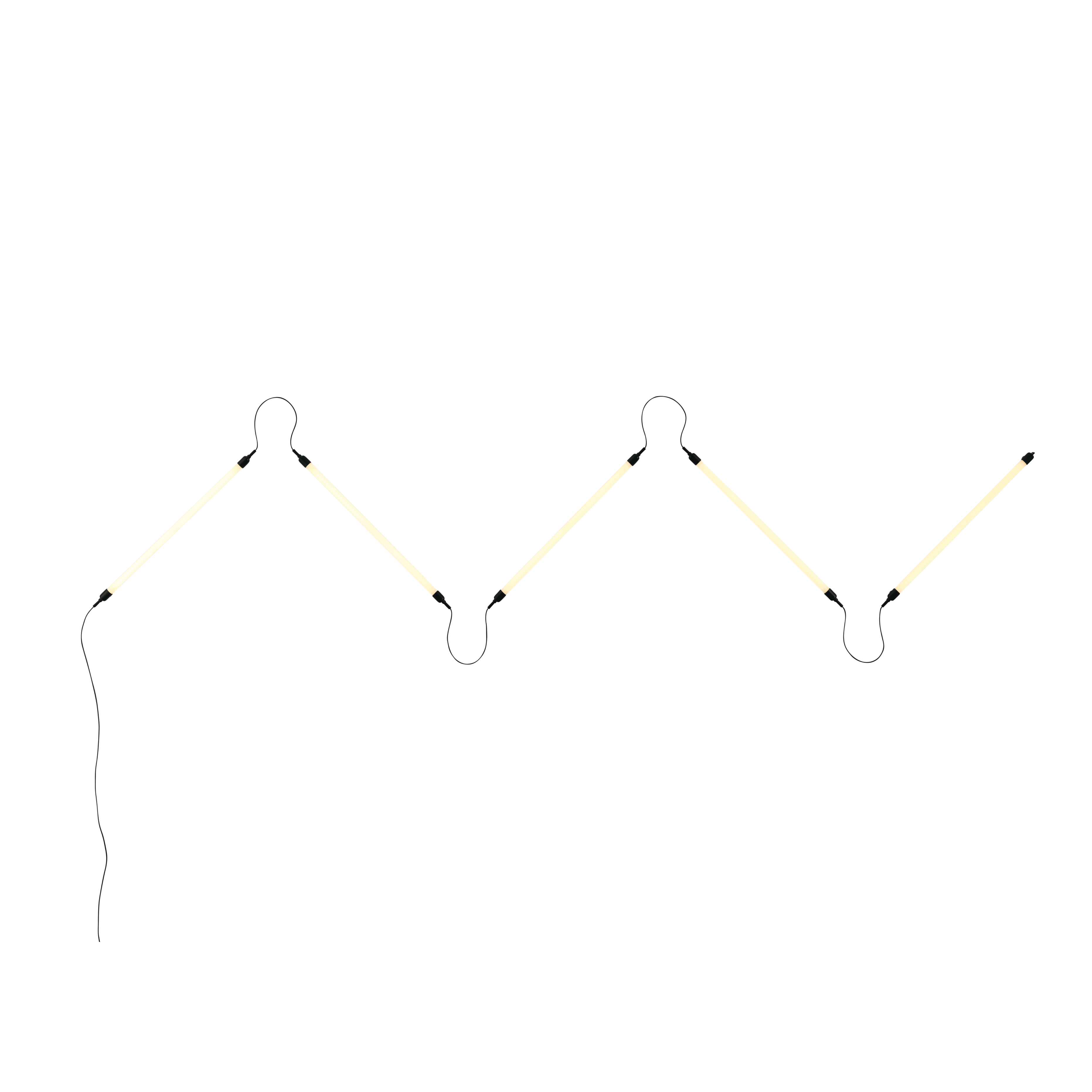 Wall Lamp FINE - Configuration 3 Black